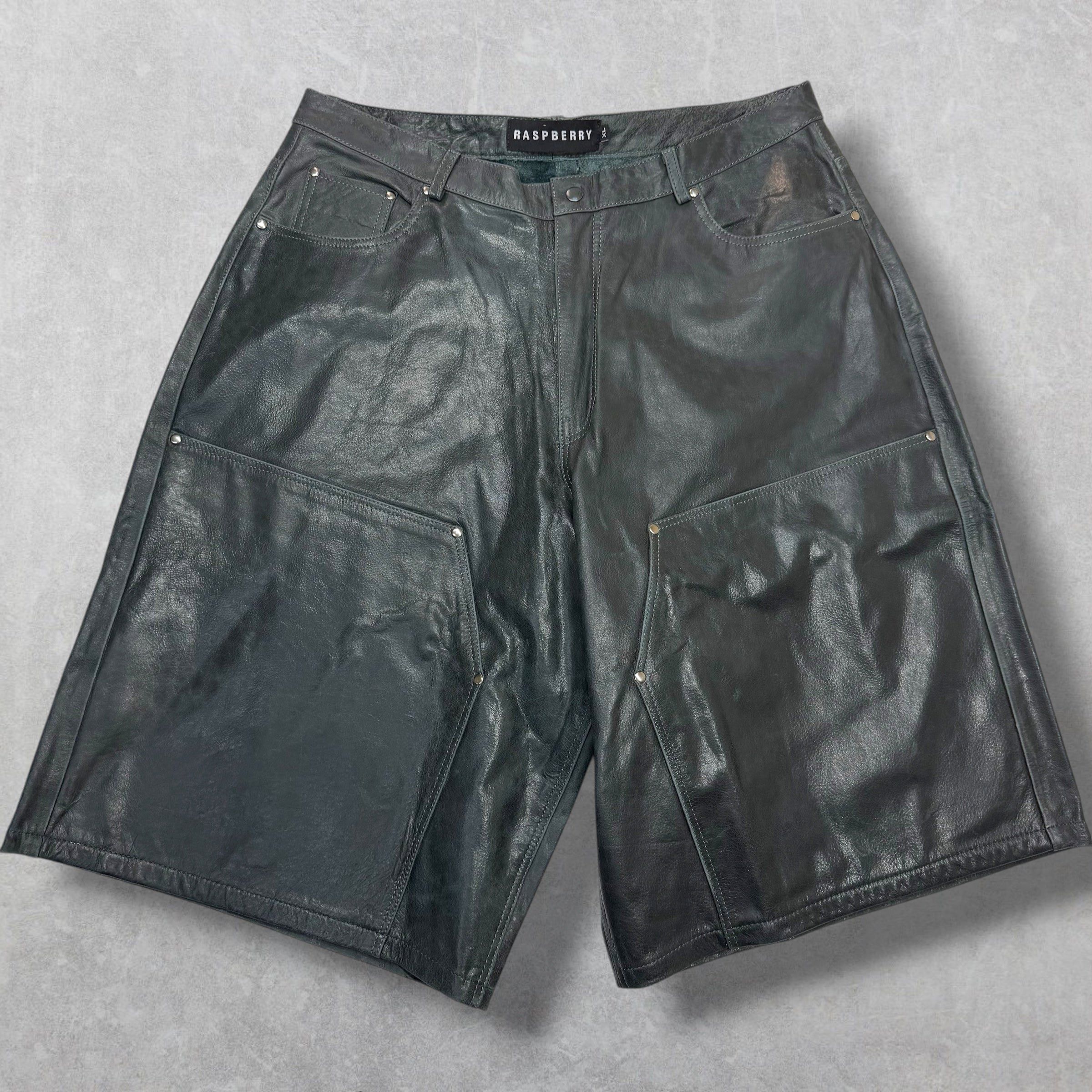 The GV Gallery GV Gallery Raspberry Hills Black Leather Shorts XL Size US 40 / EU 56 - 1 Thumbnail