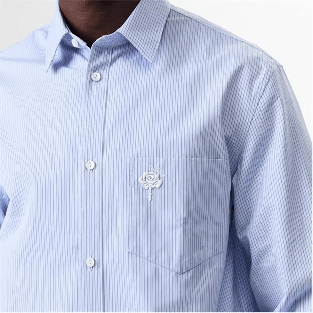 Gucci Embroidered Poplin Oxford Shirt Size US L / EU 52-54 / 3 - 4 Thumbnail