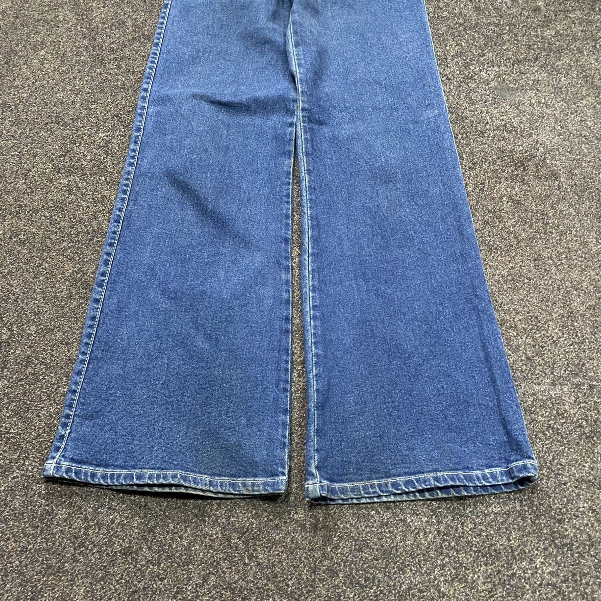 Vintage Vintage Y2K Baggy Wide Leg Jeans Skater Streetwear Blue Logo Size 32" / US 10 / IT 46 - 5 Thumbnail