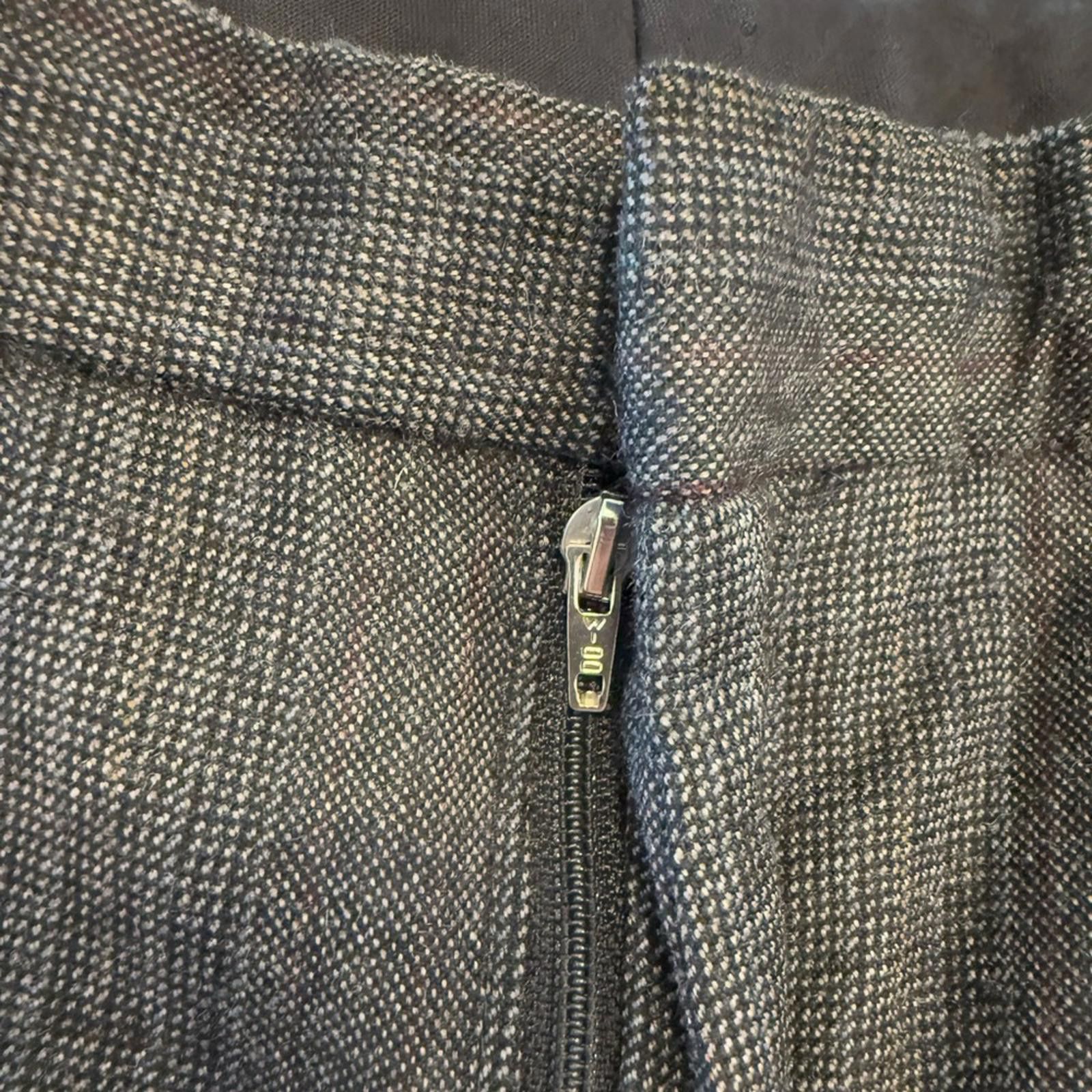 Other Gray plaid pure new wool trousers 32” waist FLAW Size 30" / US 8 / IT 44 - 4 Thumbnail