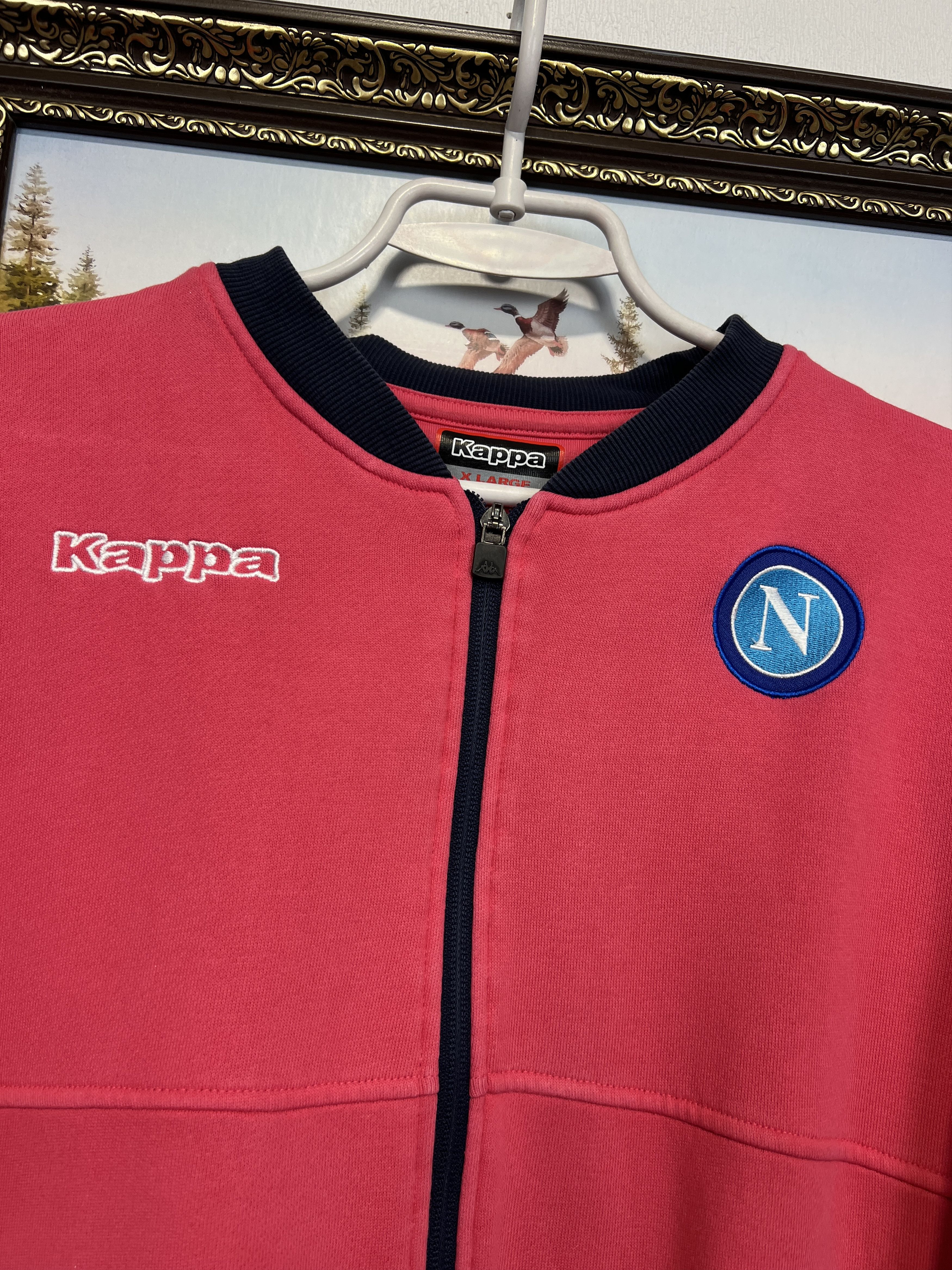 Kappa Vintage Kappa Napoli Football Jacket Track Top Soccer Rare Size XL / US 12-14 / IT 48-50 - 3 Thumbnail