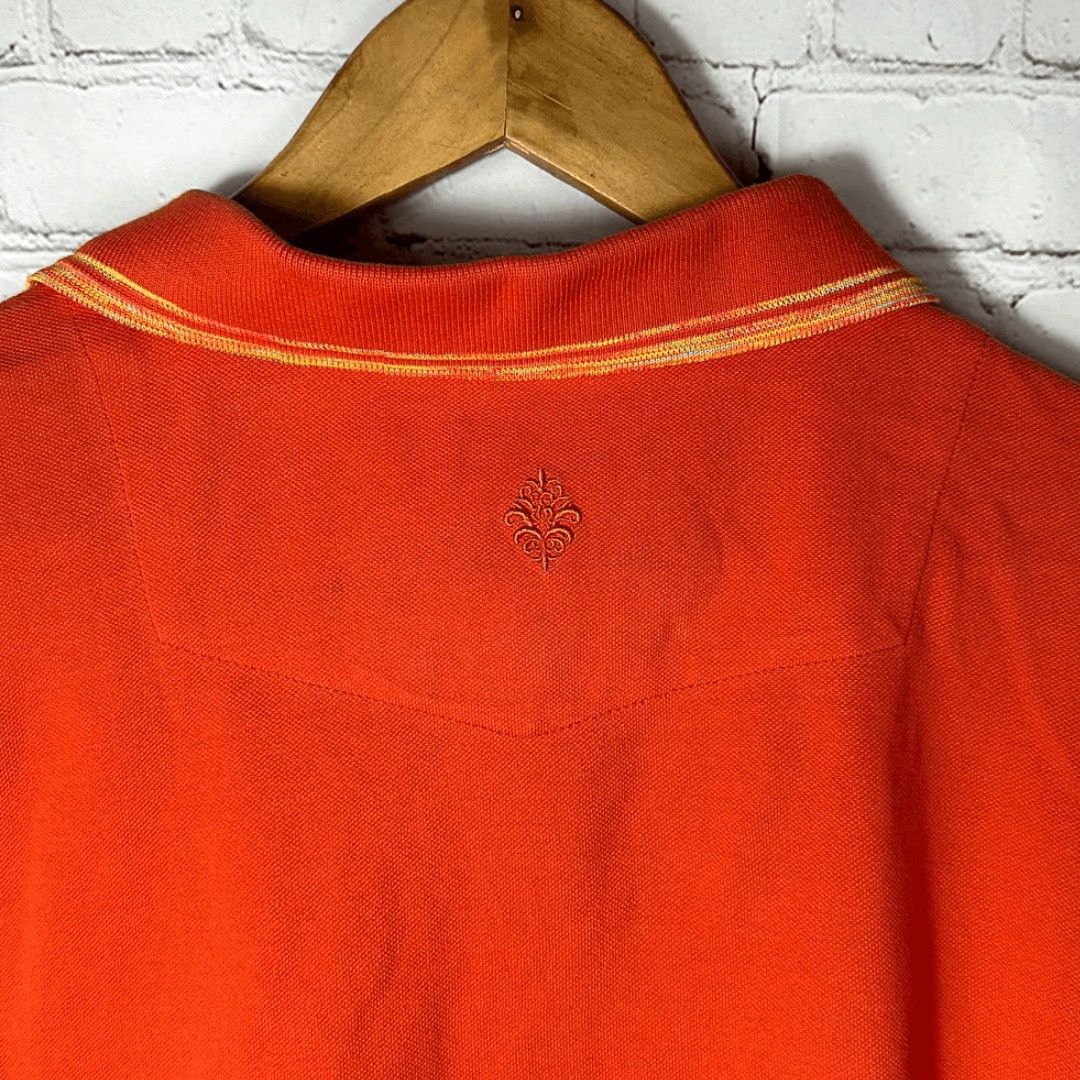 Robert Graham Robert Graham Orange Polo Shirt XL with Yellow Trim User: Robert Graham Orange Polo Shirt XL with Yellow Trim Size US XL / EU 56 / 4 - 6 Thumbnail