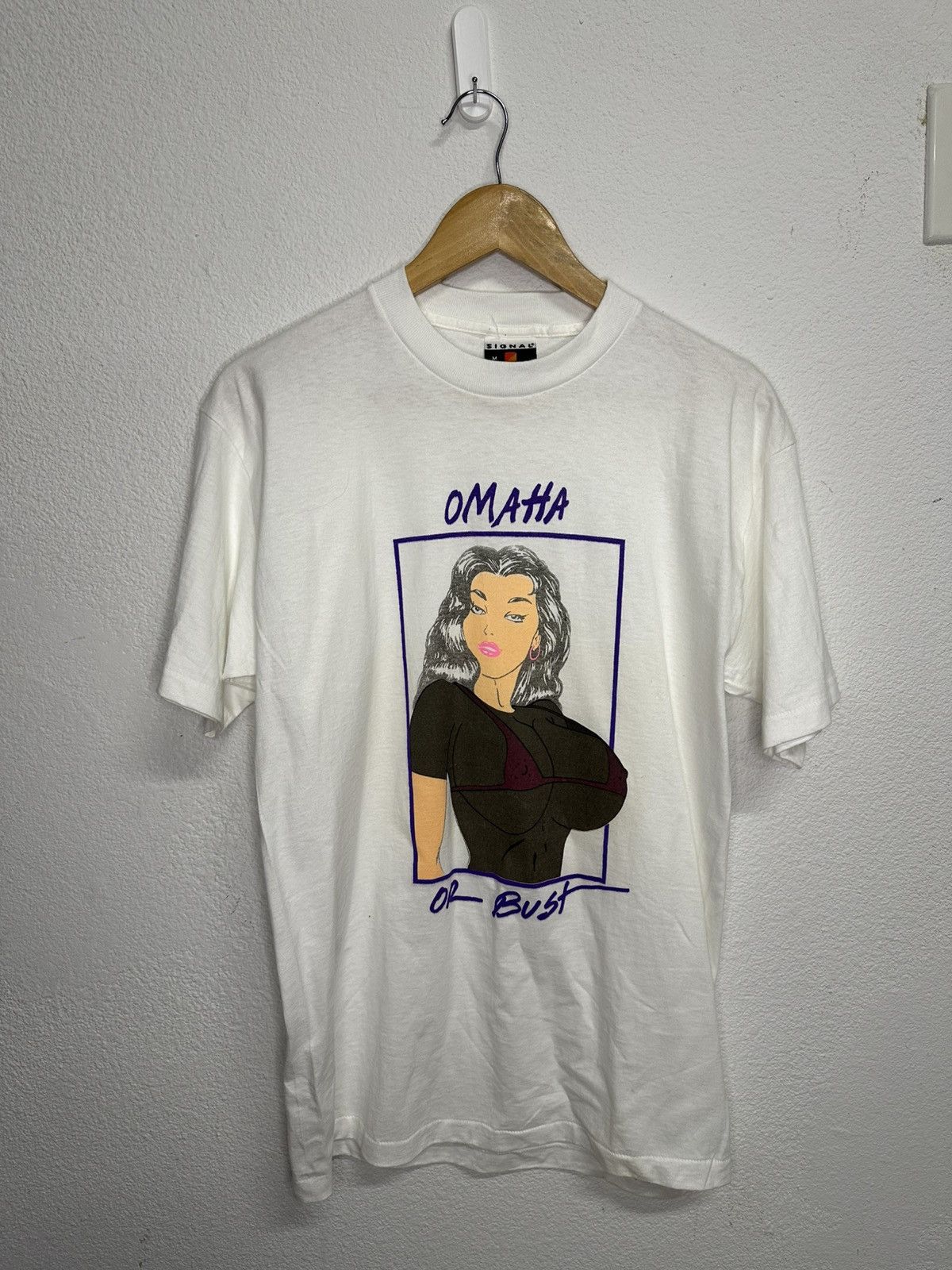 Signal Sport Vintage Omaha Or Bust Boobies T-Shirt Size US M / EU 48-50 / 2 - 1 Thumbnail