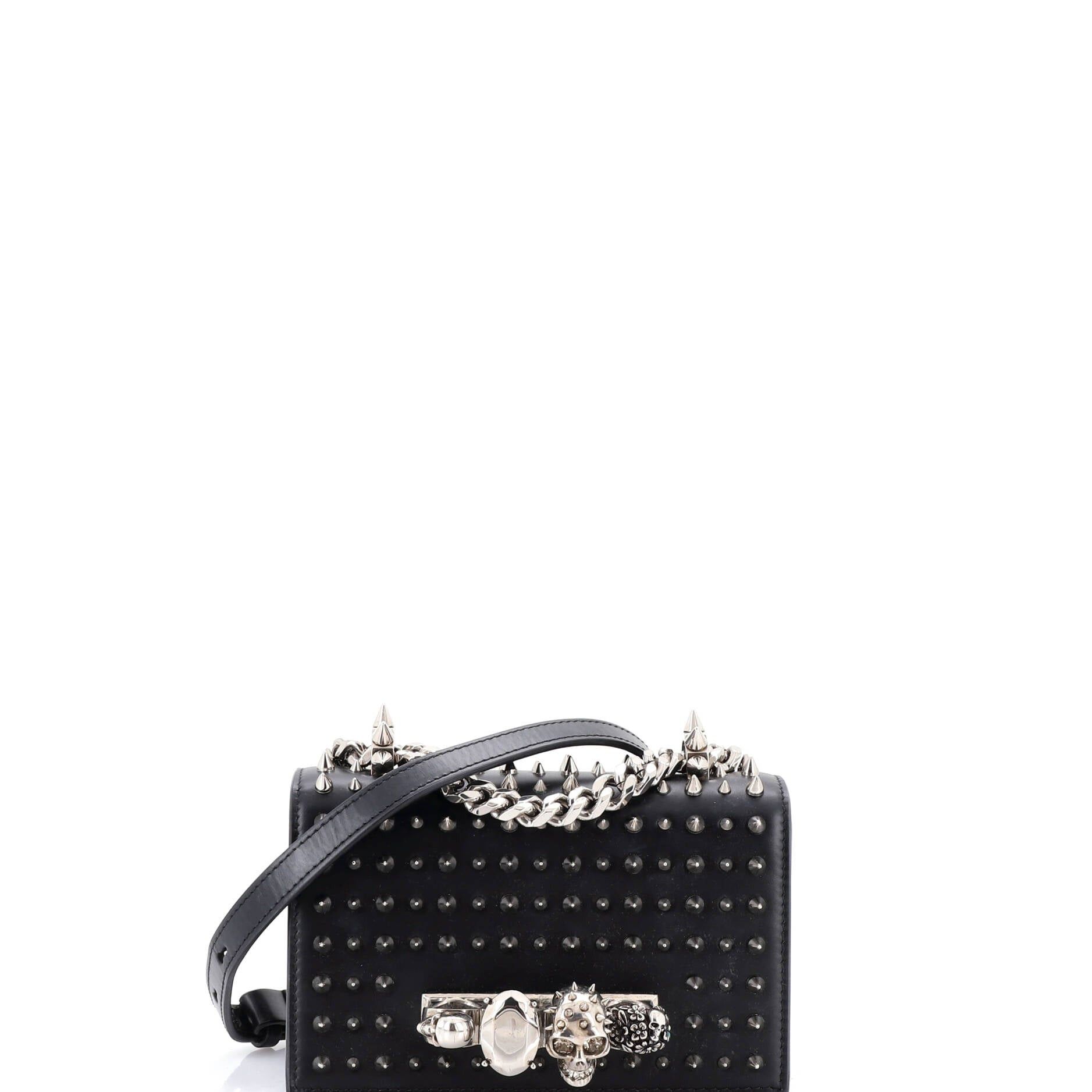 Alexander McQueen Jewelled Flap Satchel Size ONE SIZE - 1 Thumbnail
