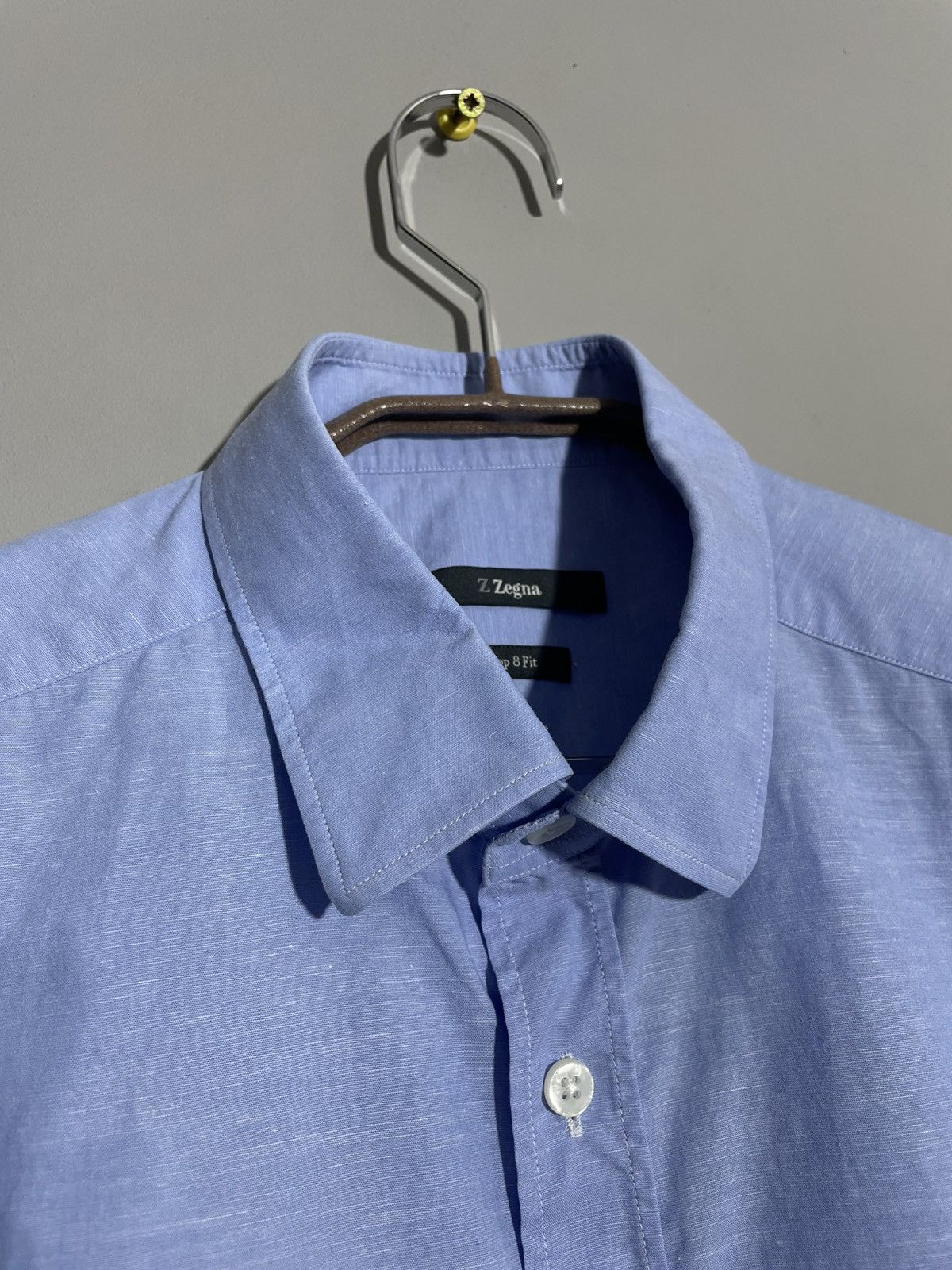 Z Zegna Z Zegna Blue Short sleeves shirt size 40 15 3/4 Size US M / EU 48-50 / 2 - 4 Thumbnail