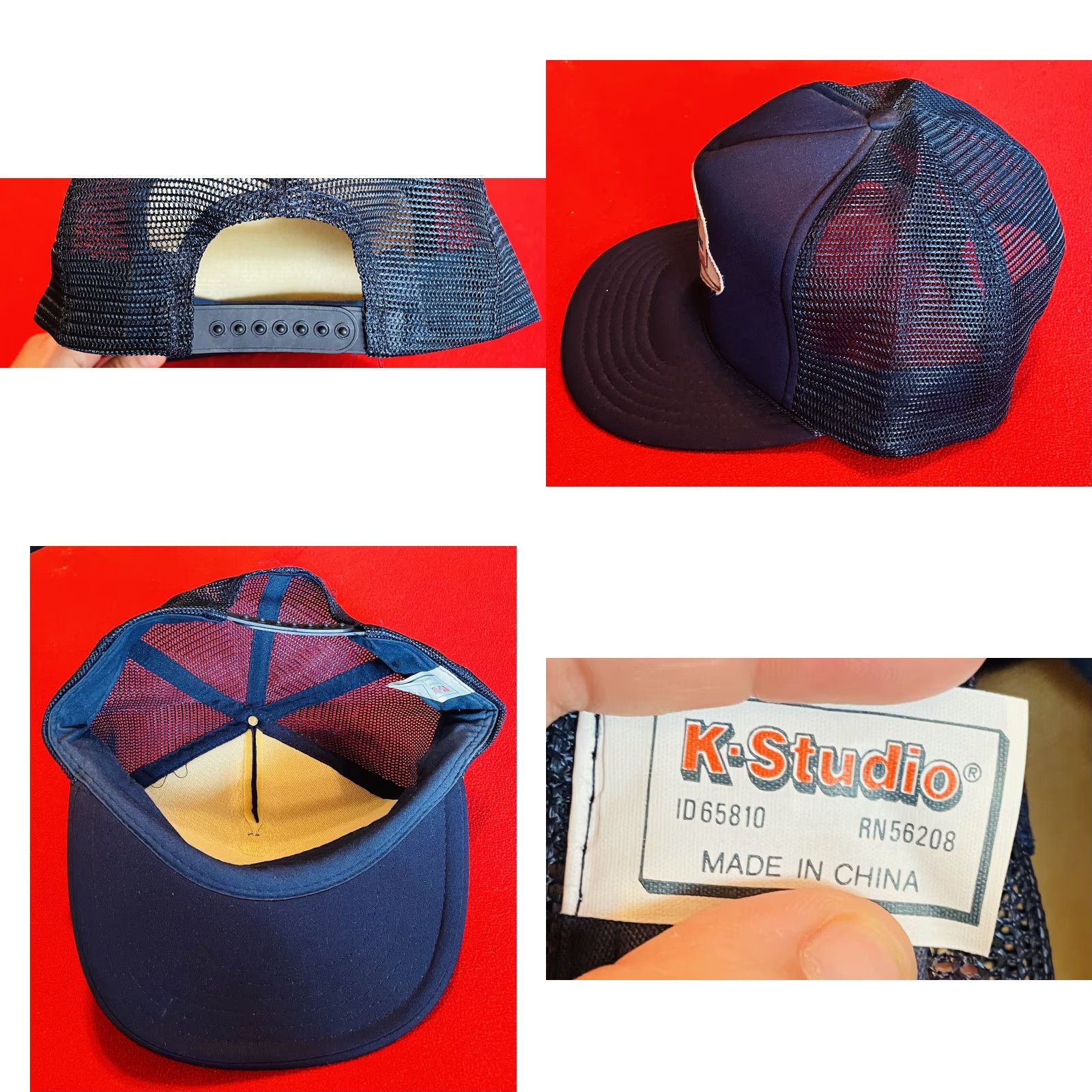 Vintage VINTAGE Men’s Blue SO MO Dist 1987 Pow Wow Baseball Hat Cap Adjustable Snapback Size ONE SIZE - 8 Thumbnail