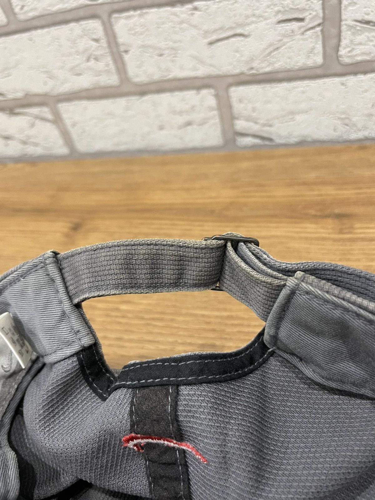 Nike × Vintage Nike Vintage Gray Hat Cap Size ONE SIZE - 16 Thumbnail
