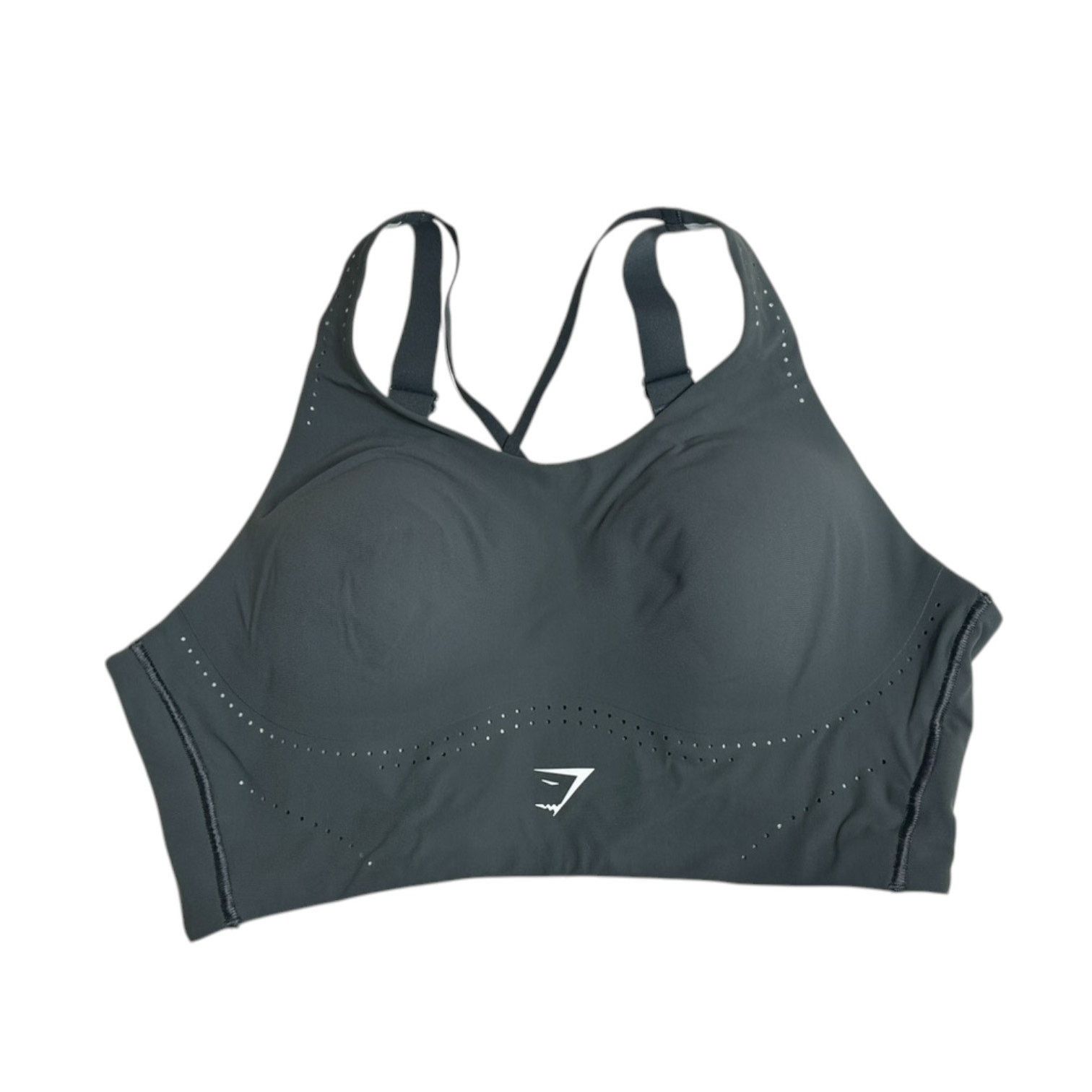 Gymshark Gymshark Gray Longline Crossback Sports Bra Small NEW Size ONE SIZE - 2 Thumbnail