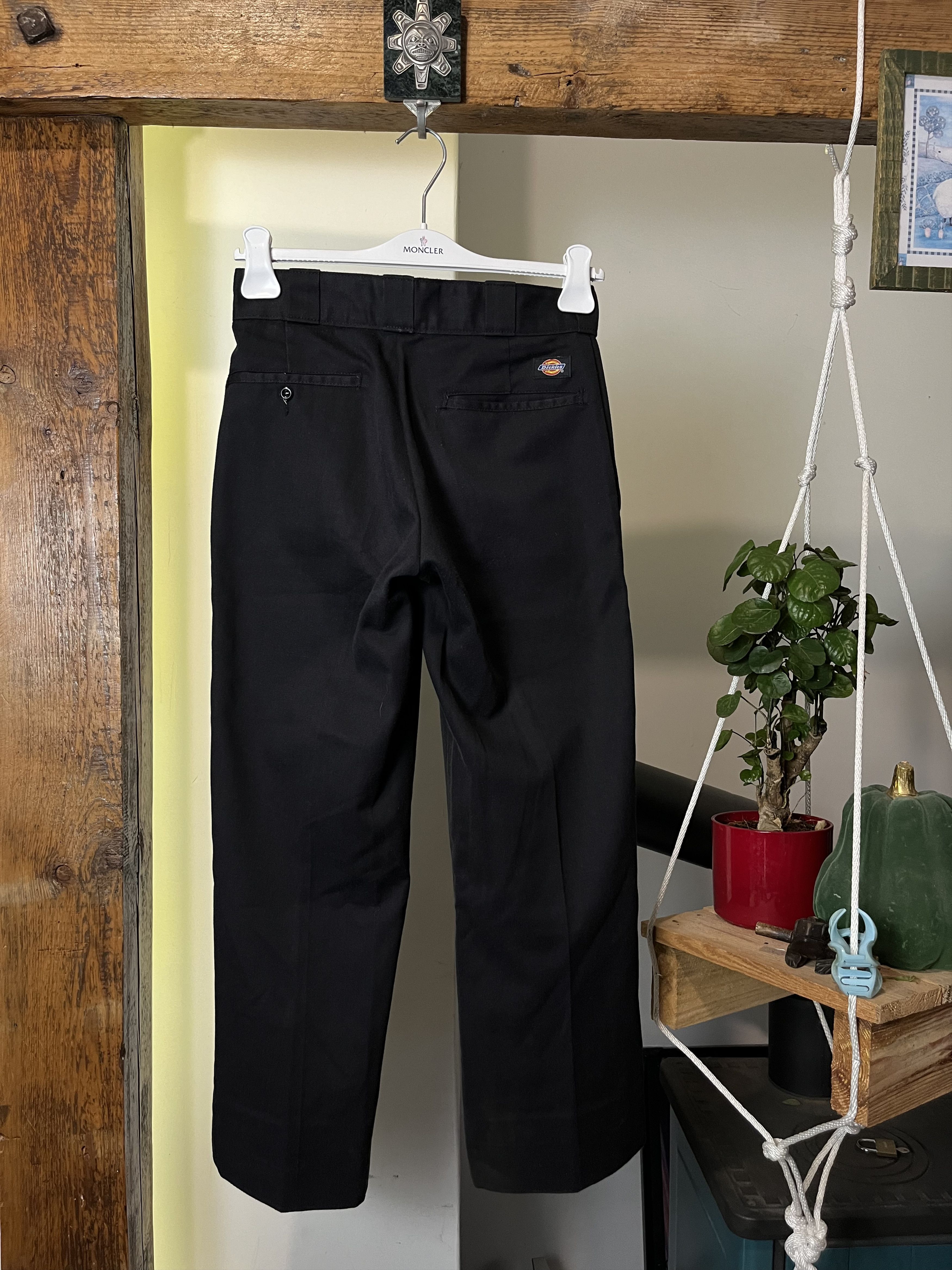 Dickies Dickies Vintage USA Black Straight Trousers Pants y2k Size 29" - 1 Thumbnail