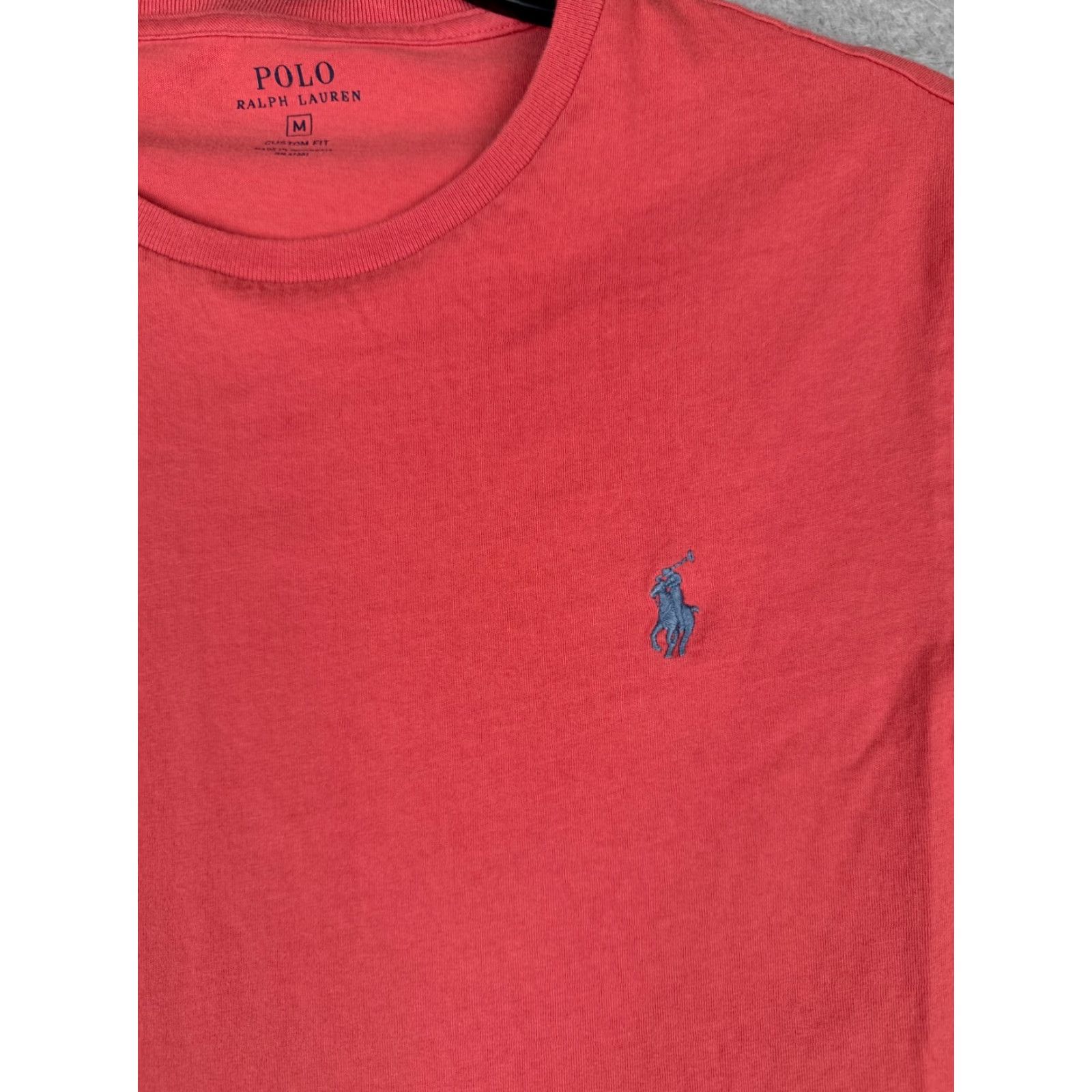 Ralph Lauren Polo Ralph Lauren Shirt Adult Large Pink Short Sleeve Crew Neck 100% Cotton Size US L / EU 52-54 / 3 - 6 Thumbnail