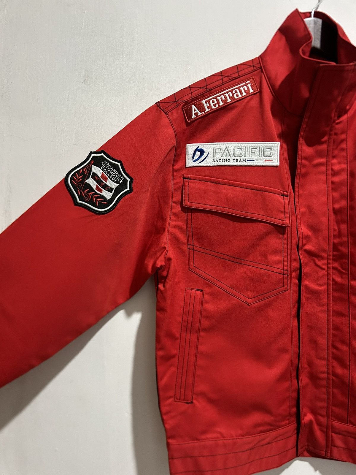 Vintage Vintage 2000s Ferrari Racing Team College Jacket Size US L / EU 52-54 / 3 - 3 Thumbnail