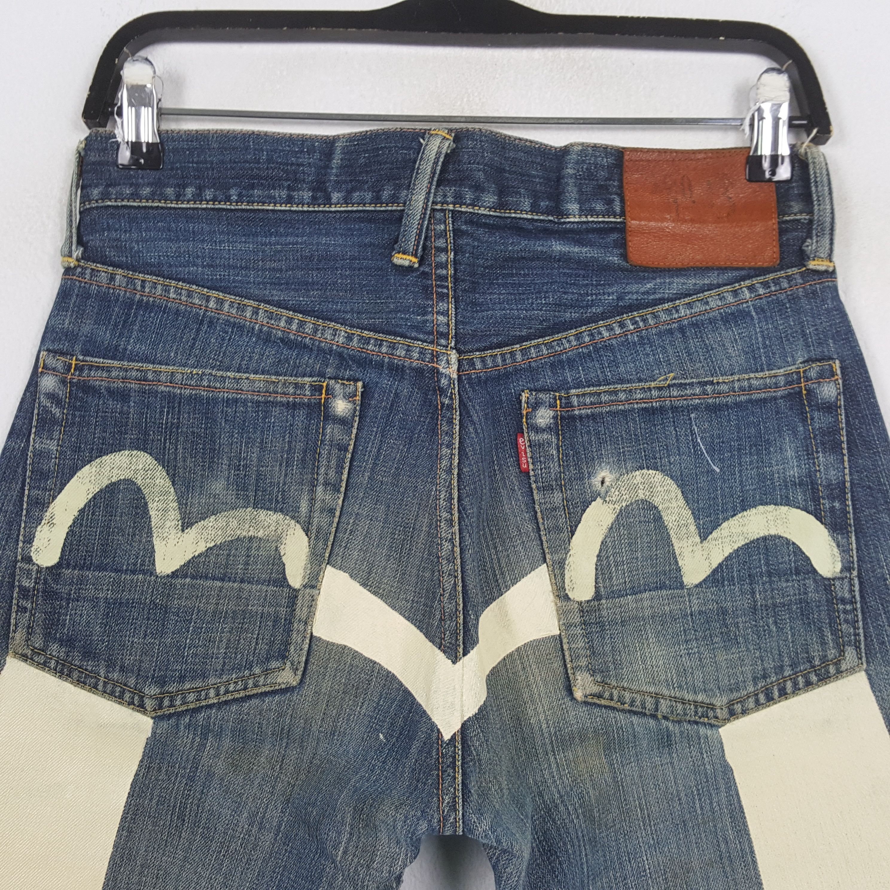 Evisu Evisu Japanese Brand Streetwear Custom Daicock Jeans RR14 Size US 29 - 2 Thumbnail