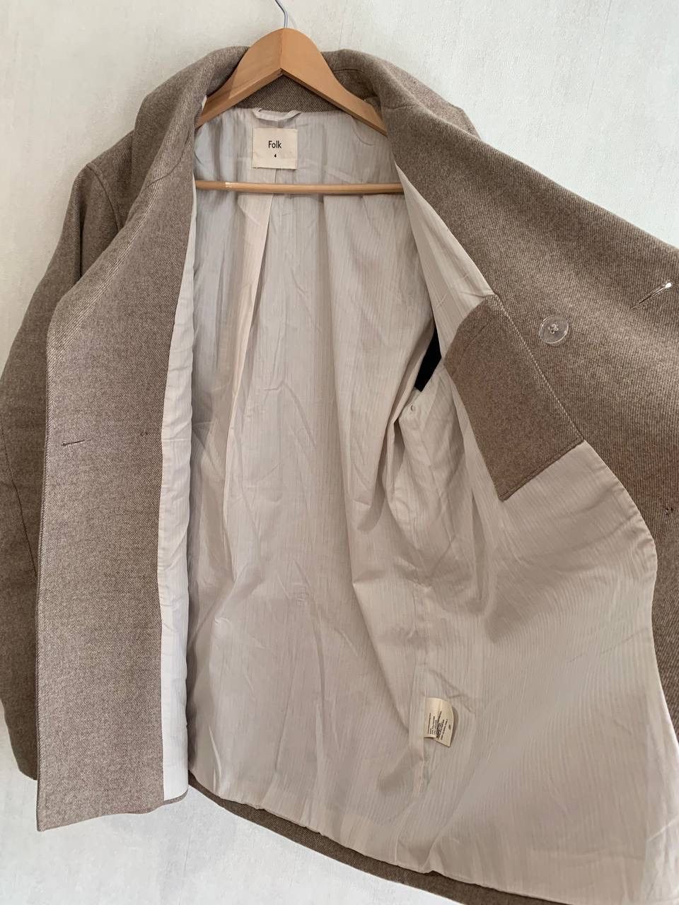 Folk × Vintage Folk Men's Archive Peacoat Double Breasted Jacket Size 4 L Size US L / EU 52-54 / 3 - 9 Thumbnail