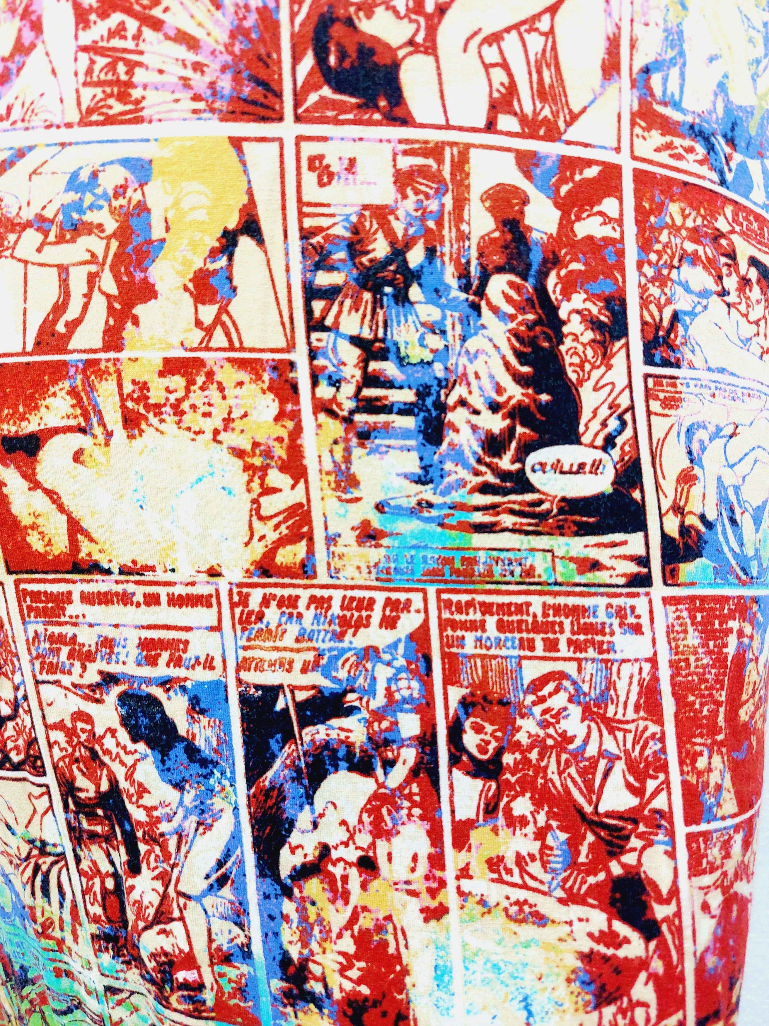 Jean Paul Gaultier Jean Paul Gaultier JPG F/W 1995 Safe Sex Comic Maxi Dress Size M / US 6-8 / IT 42-44 - 9 Thumbnail