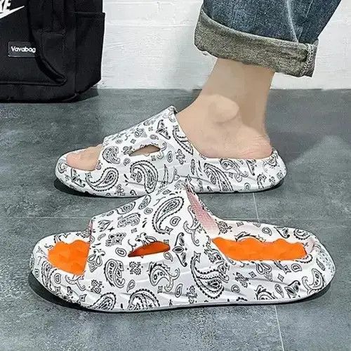 Japanese Brand Summer Shoes Printing Sandals Trend Anti Slip Size US 11 / EU 44 - 3 Thumbnail