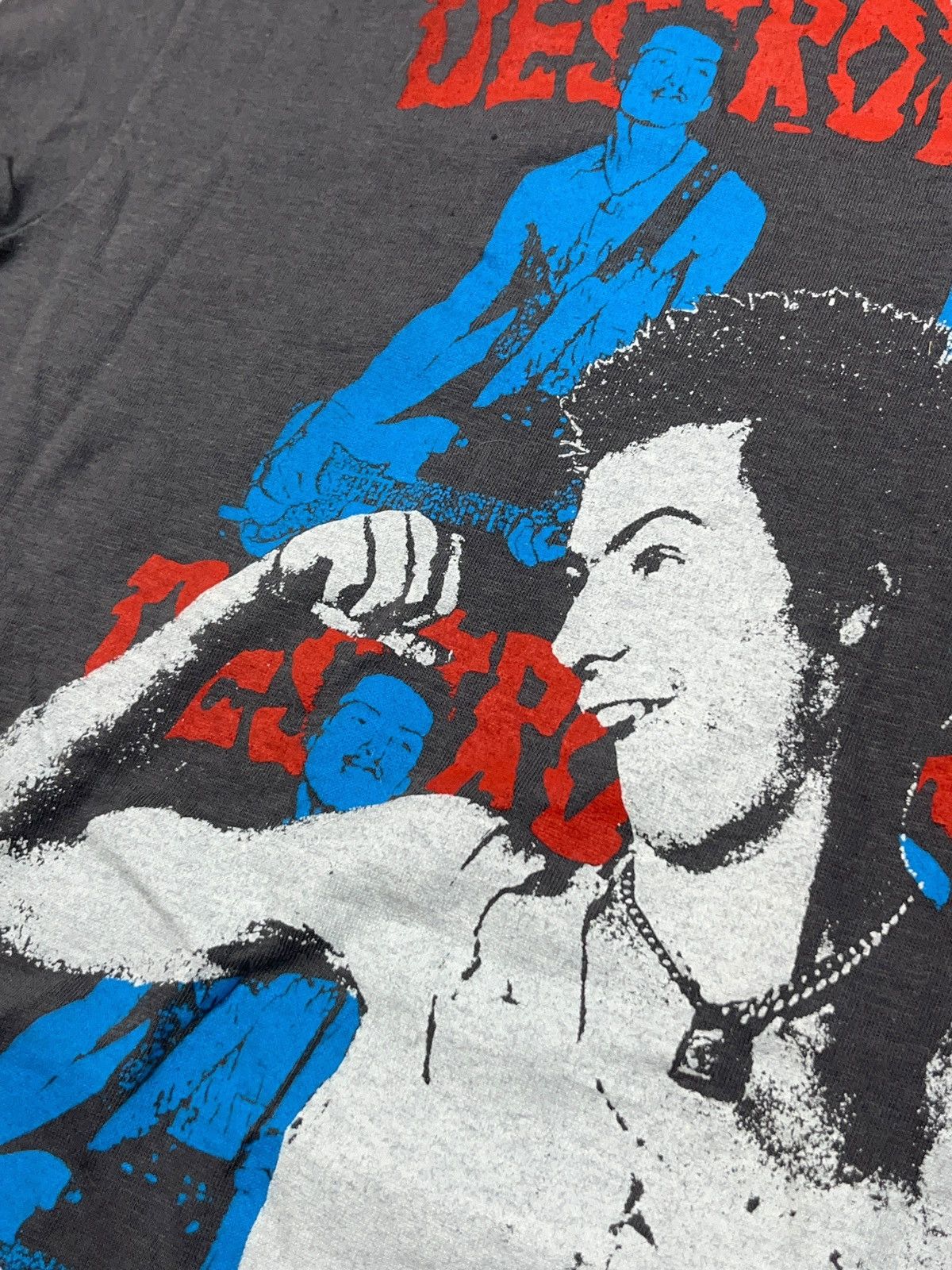 Band Tees Vintage 1987 Sid Vicious Destroy Sex Pistols Punk T-shirt Size US L / EU 52-54 / 3 - 5 Thumbnail