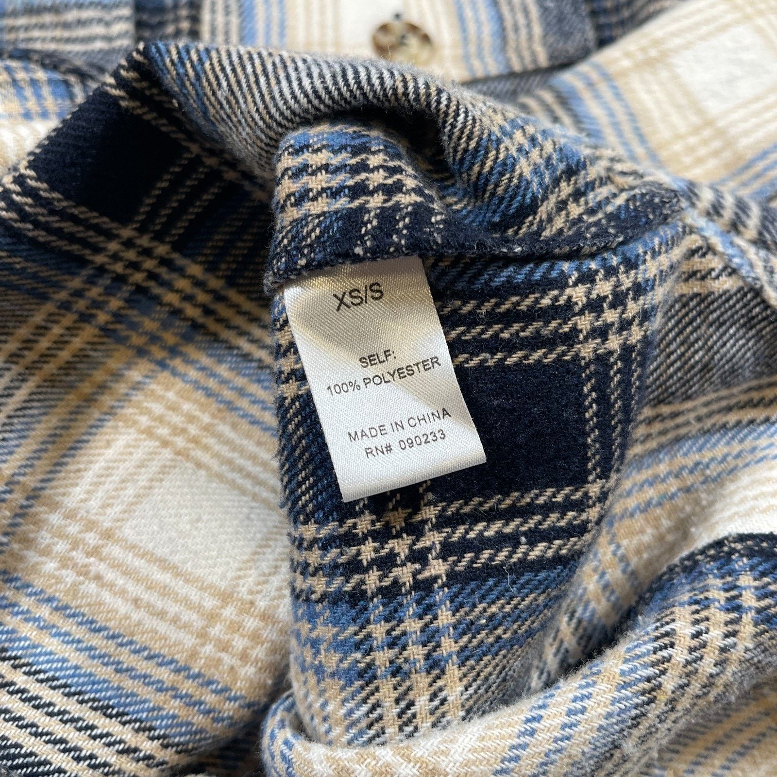 Pink women's oversized plaid flannel shacket Button Up Size S / US 4 / IT 40 - 6 Thumbnail