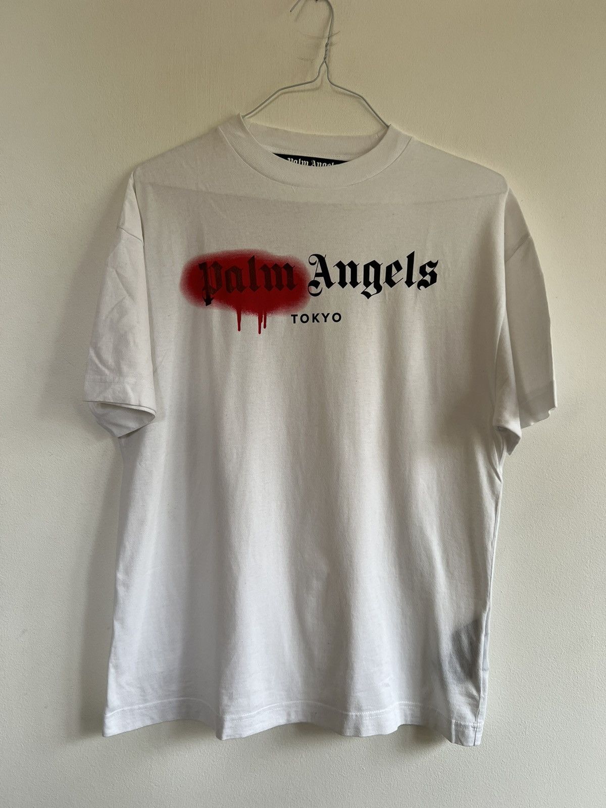 Palm Angels Palm angels sprayed Tokyo Logo TEE Size US M / EU 48-50 / 2 - 3 Thumbnail