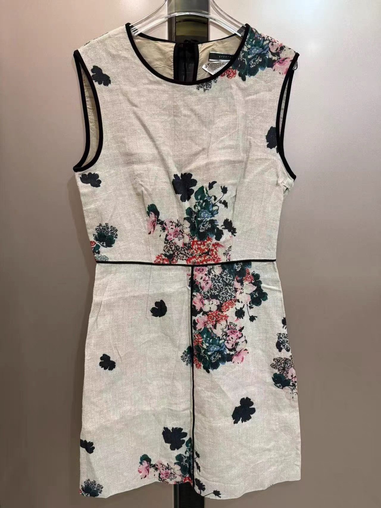 Sportmax Sport Max Linen Tank Dress K31 Size S / US 4 / IT 40 - 1 Thumbnail