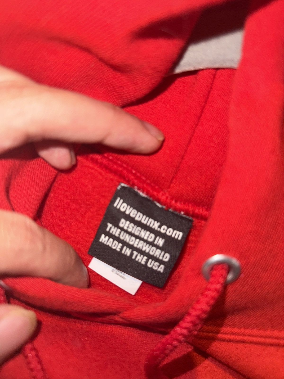 Other × Vintage 1 of 1 ilovepunx.com “Murder Red” hoodie Size US L / EU 52-54 / 3 - 6 Thumbnail