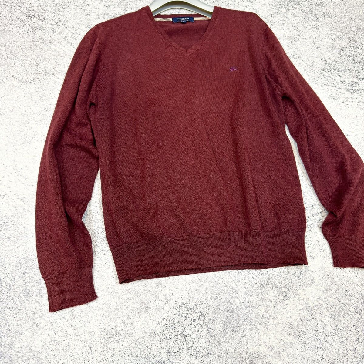 Burberry Mens Cotton Blend Sweater L size