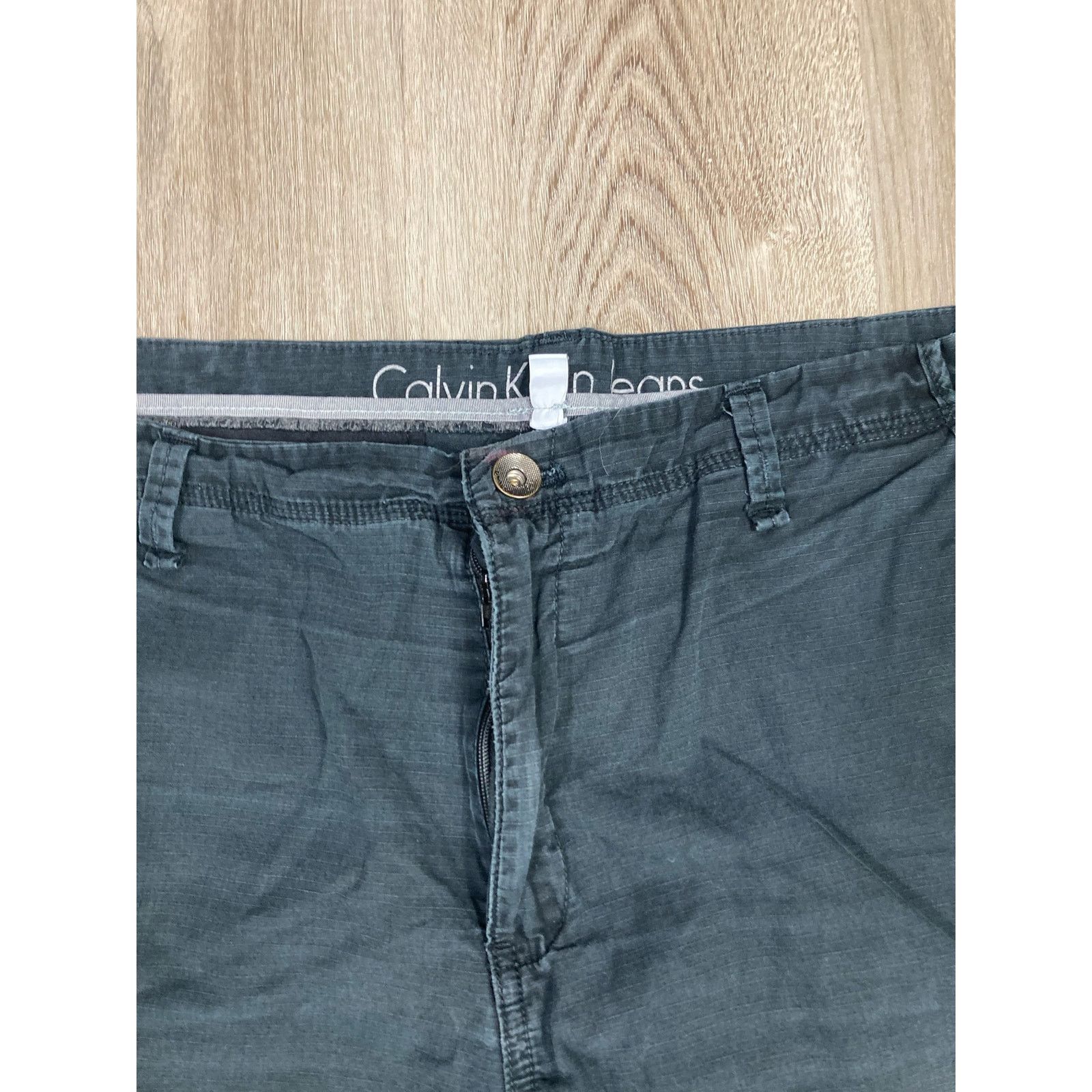 Calvin Klein Calvin Klein Men's Cargo Shorts 36 Gray Blue Casual Fashion Size US 36 / EU 52 - 7 Thumbnail