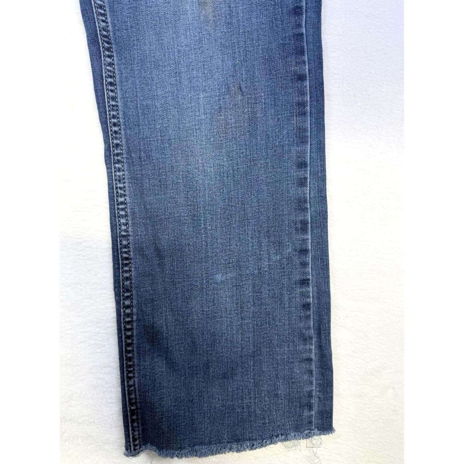 Calvin Klein Calvin Klein Jeans Womens Straight Fit Jeans 10 Blue Cotton Blend Denim Repreve Regular Size 10 Colour Blue 30in Inseam Women Vintage No Size 32" / US 10 / IT 46 - 4 Thumbnail