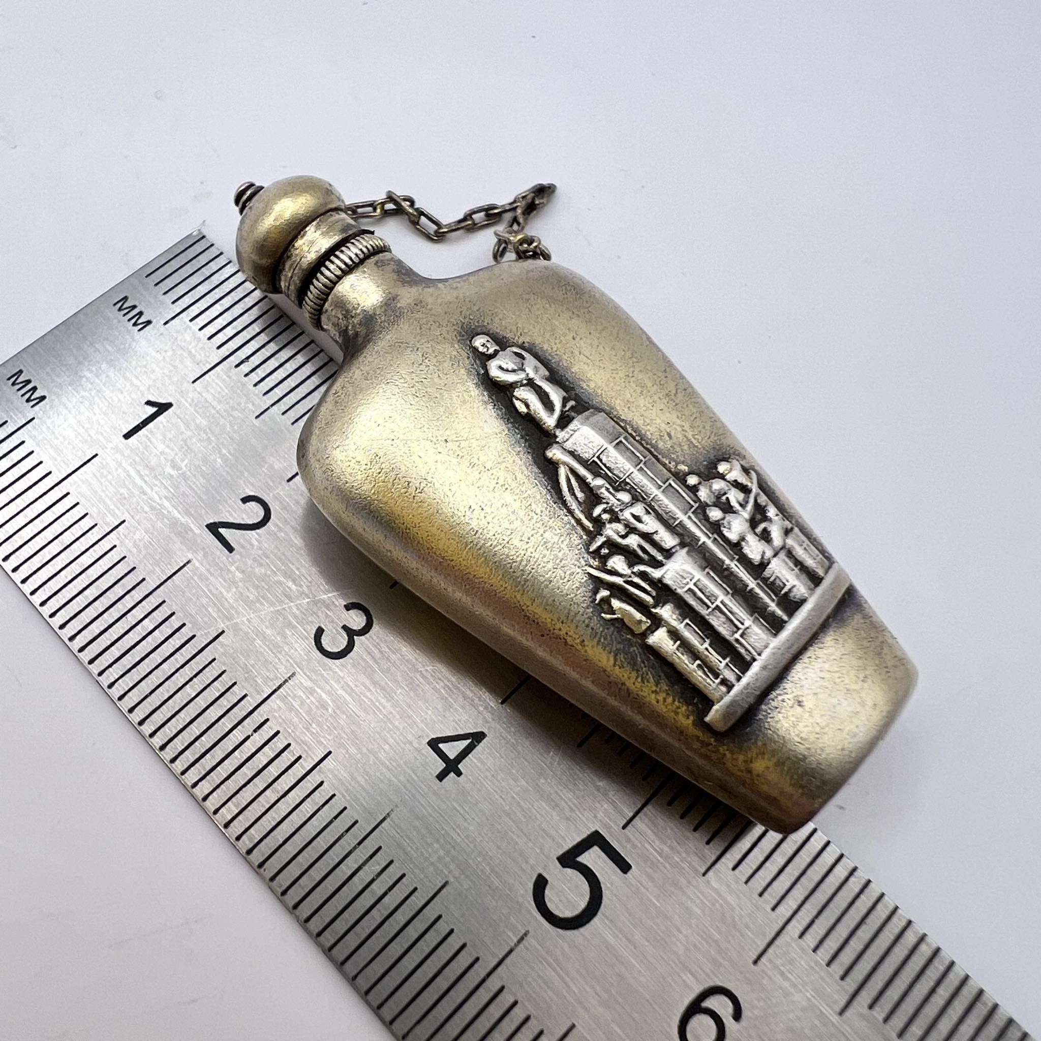 Vintage Vintage Gilt Silver 875 bottle Flask Perfume Oil Size ONE SIZE - 7 Thumbnail