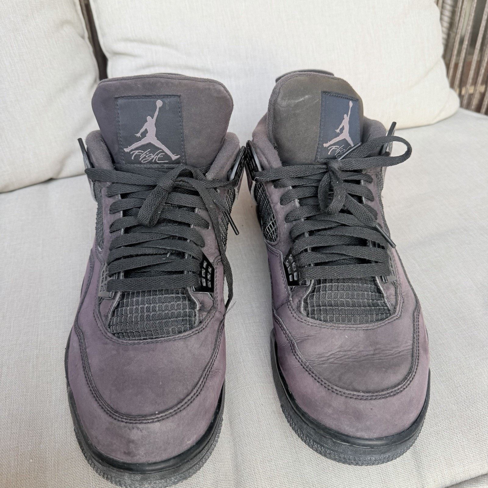 Nike Air Jordan 4 Black Cat Retro 2020 Size 13 CU1110-010 Faded Size US 13 / EU 46 - 3 Thumbnail