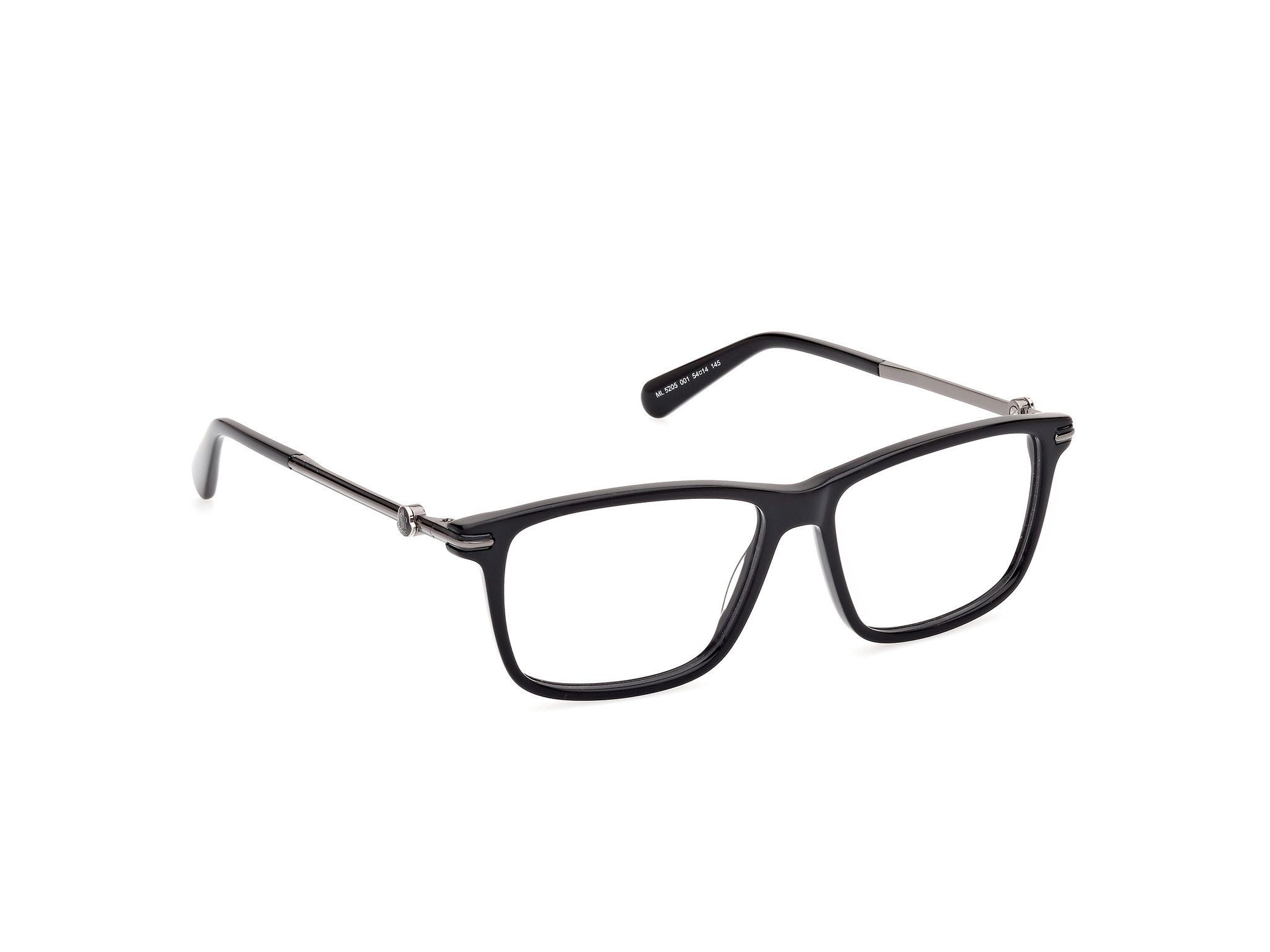 Moncler o1y0225 Size : OS / 54 mm Eyeglass Frame in Black Size ONE SIZE - 8 Thumbnail