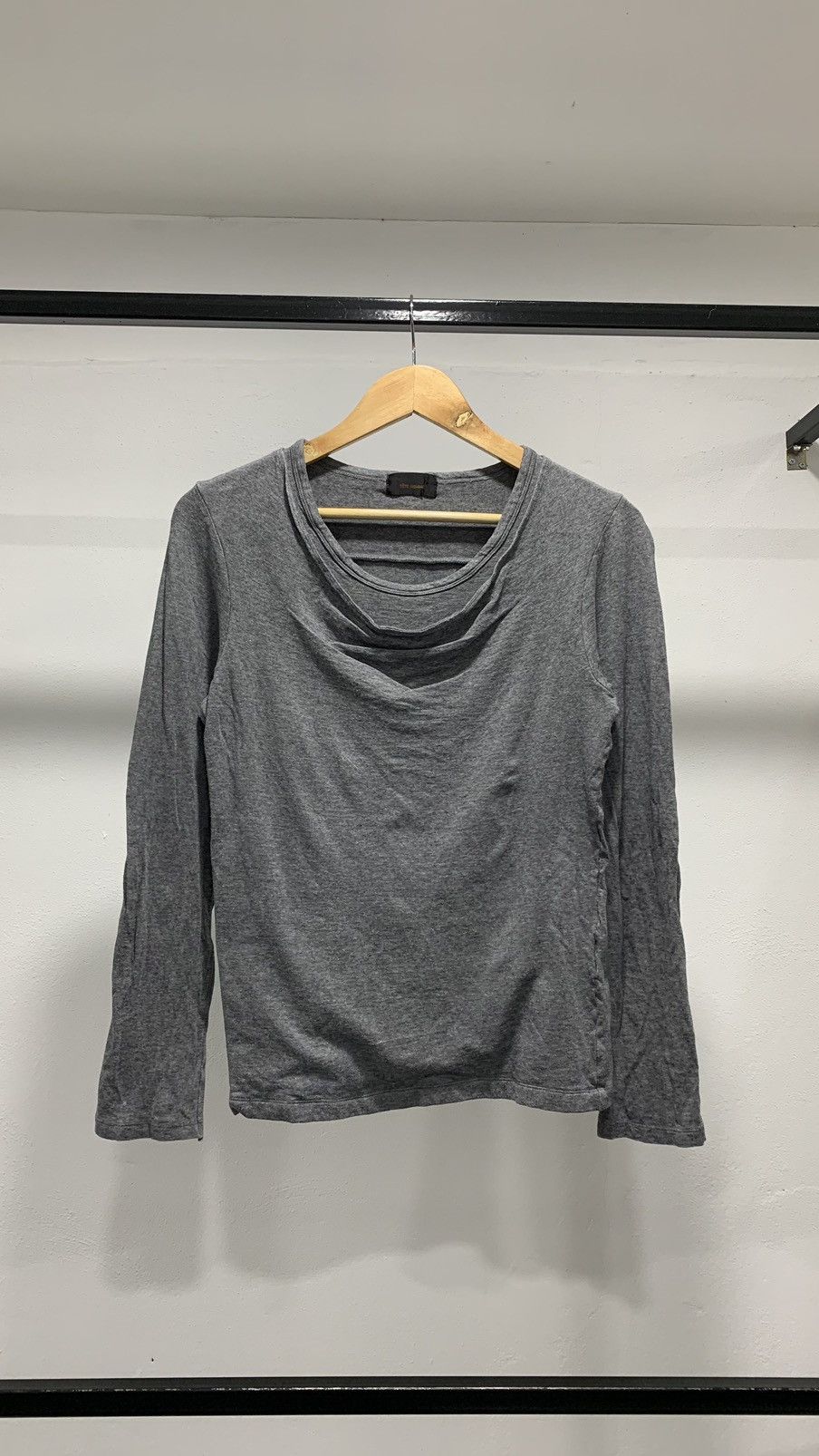image of Issey Miyake x Ne Net Tete Homme Double Layer Shirt in Grey, Women's (Size Medium)