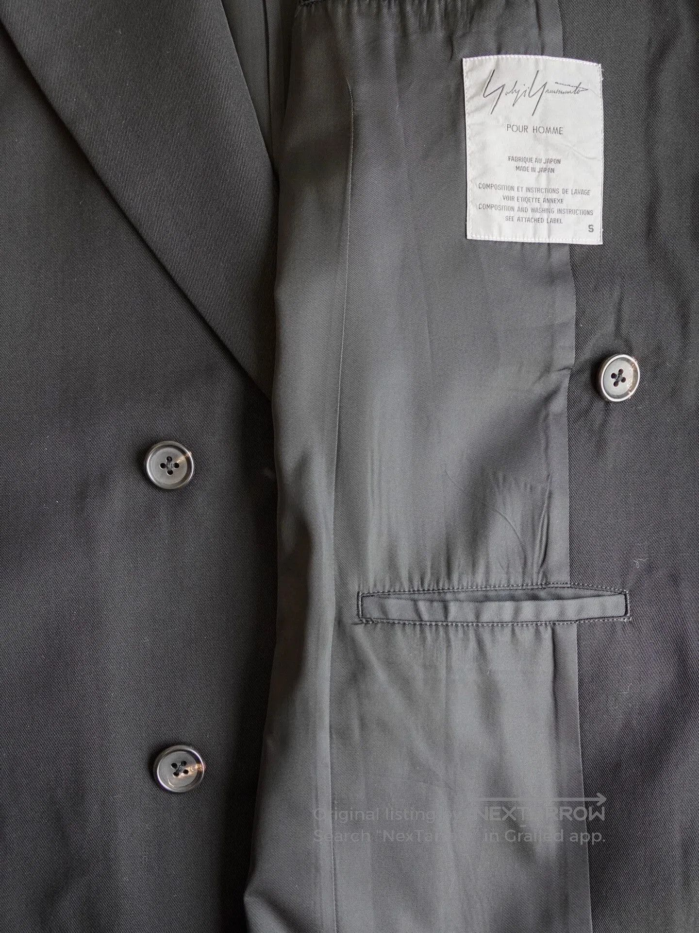 Yohji Yamamoto Yohji Yamamoto Double. Size US S / EU 44-46 / 1 - 5 Thumbnail