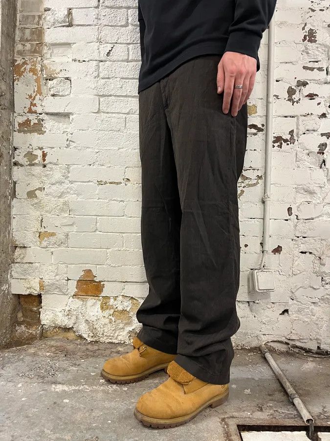 Prada AW2007 Prada Dark Brown Wool Tailored Pants Size US 34 / EU 50 - 3 Thumbnail