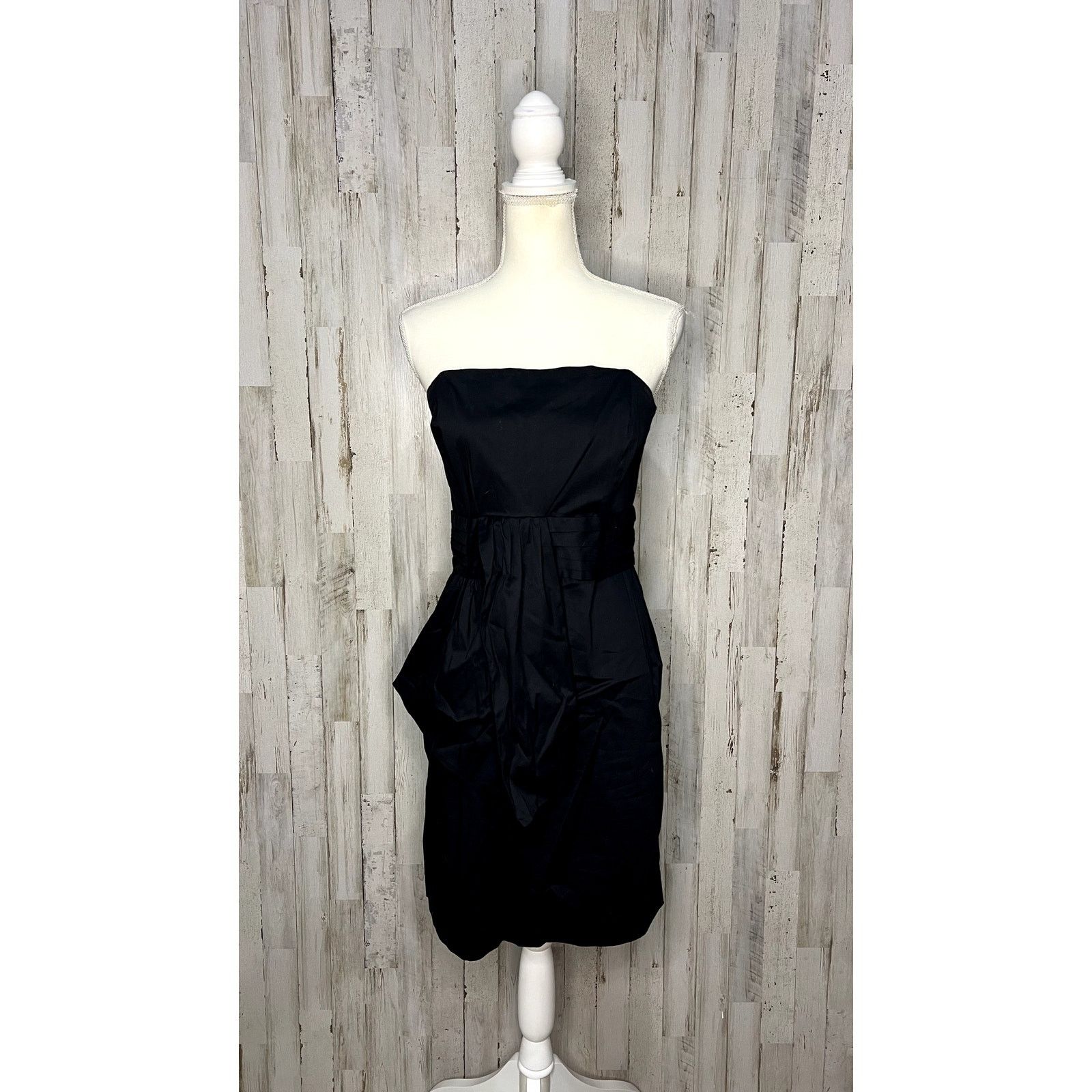 Banana Republic Banana Republic Women's Strapless Black Knee Length Dress Size M / US 6-8 / IT 42-44 - 2 Thumbnail