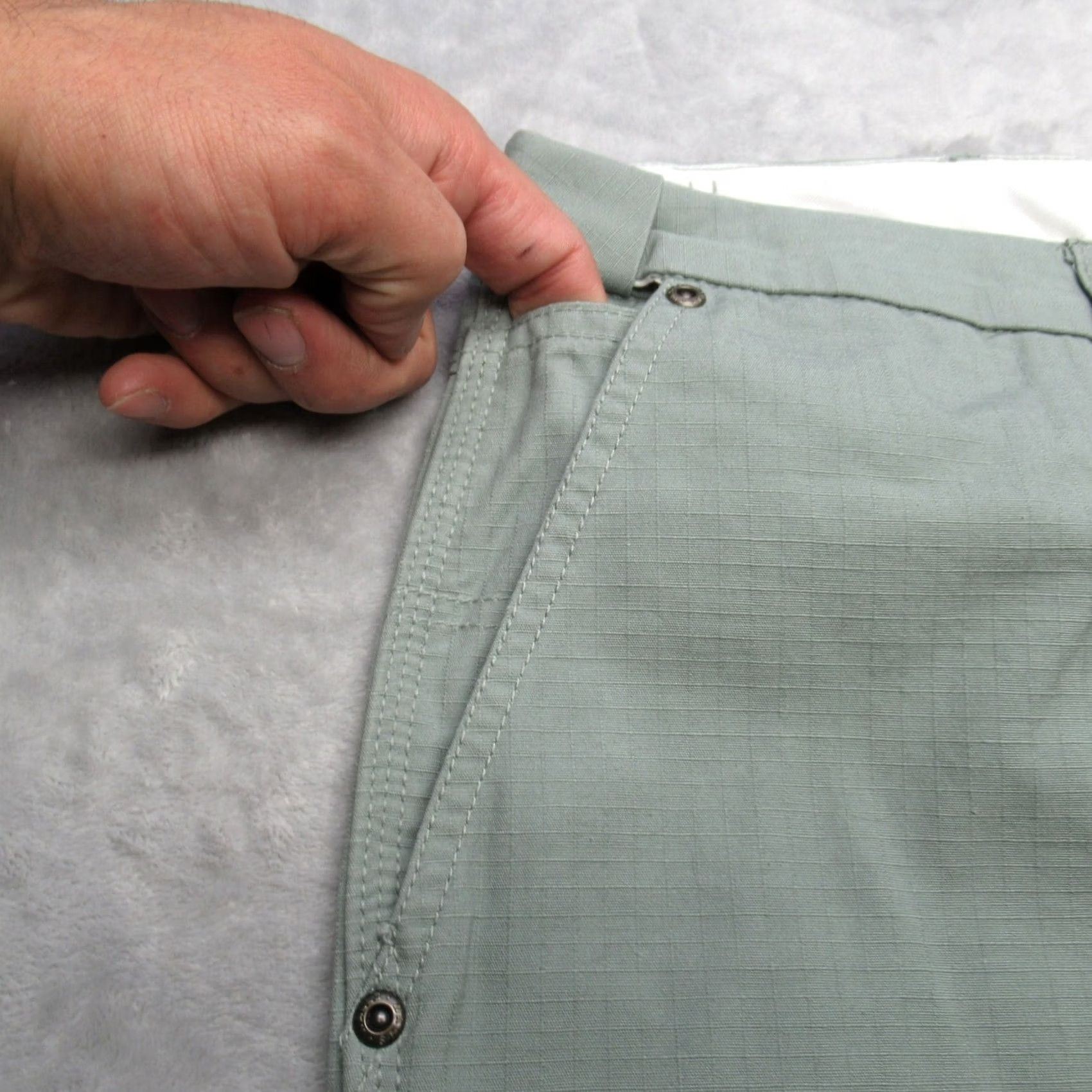 Walls Walls Work Wear Cargo Shorts Mens XL 38" Limestone Rugged Ripstop Outdoor NEW Size US 36 / EU 52 - 7 Thumbnail