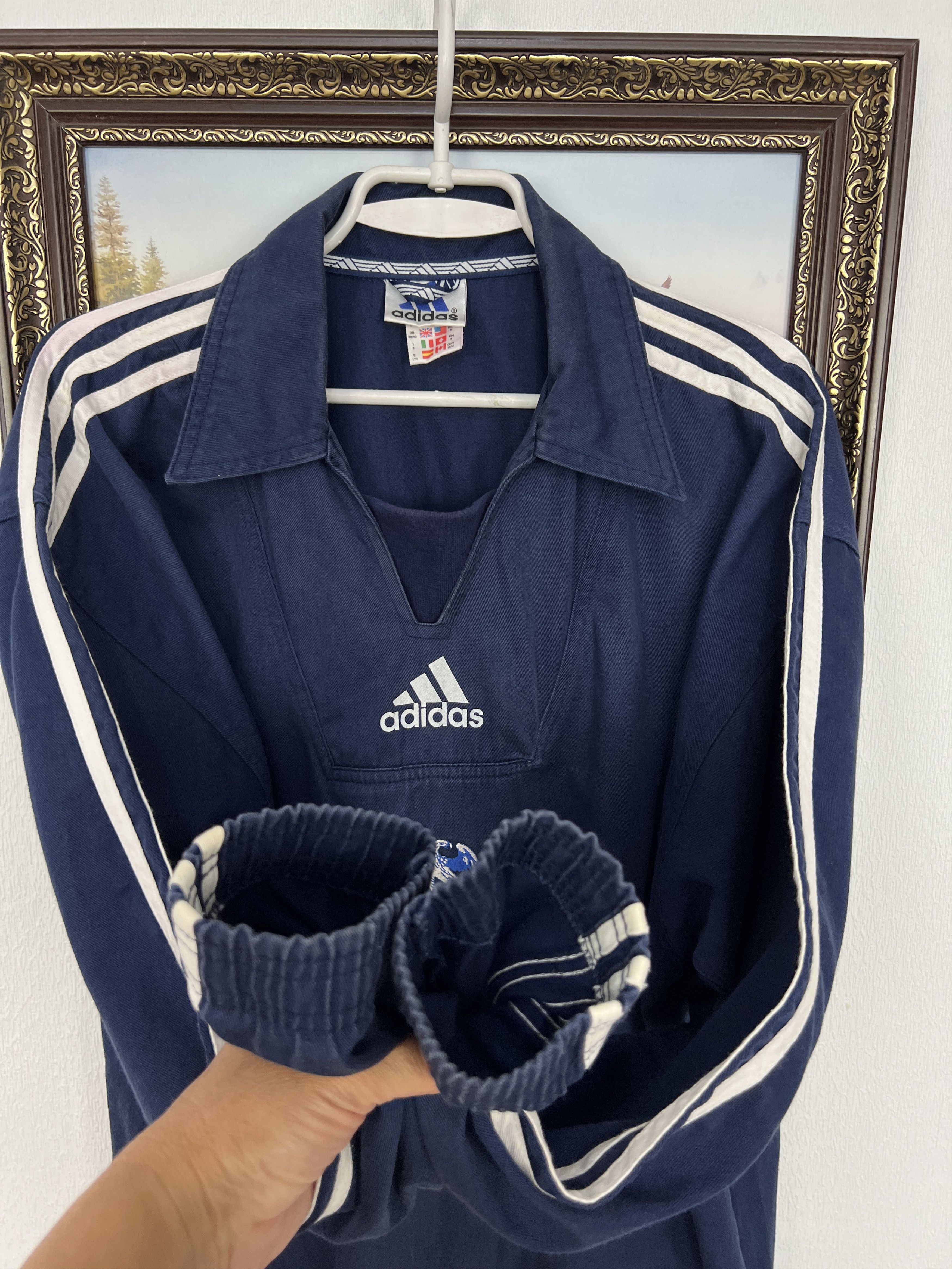 Adidas Vintage 90's Adidas Crystal Palace Football Jacket Soccer Size US M / EU 48-50 / 2 - 8 Thumbnail