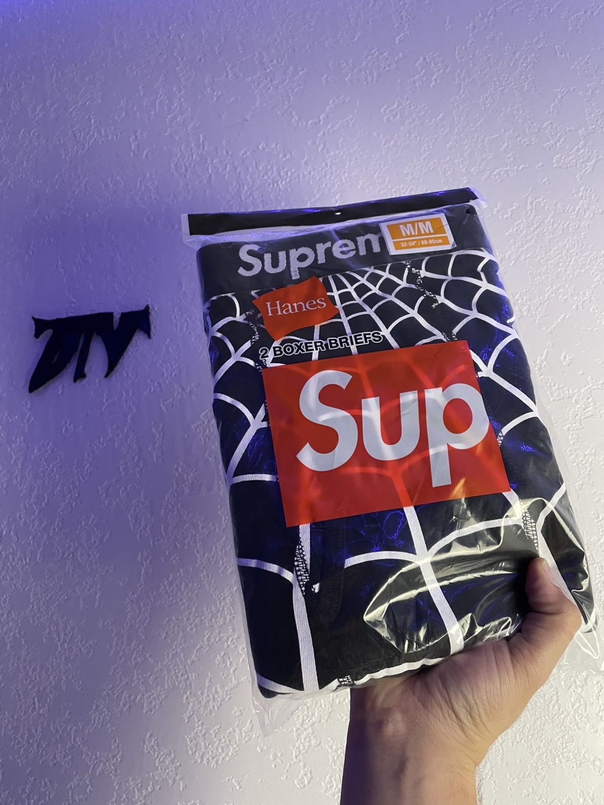 Supreme Spiderman boxer briefs Size 32 - 1 Thumbnail