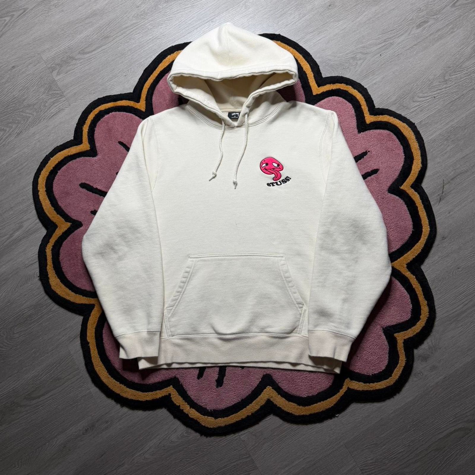 Stussy Stussy Embroidered Dose Graphic Logo Pullover Hoodie Medium Size US M / EU 48-50 / 2 - 1 Thumbnail