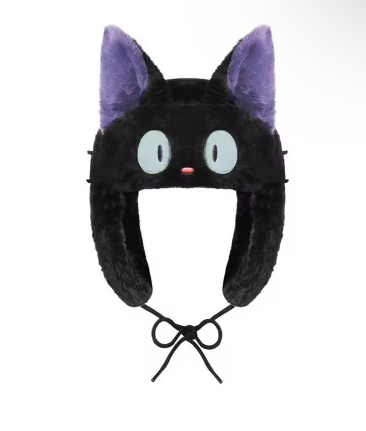 Japanese Brand Y2K Vintage Jiji Black Cat Ushanka Autumn Winter Warm Hat Size ONE SIZE - 1 Thumbnail