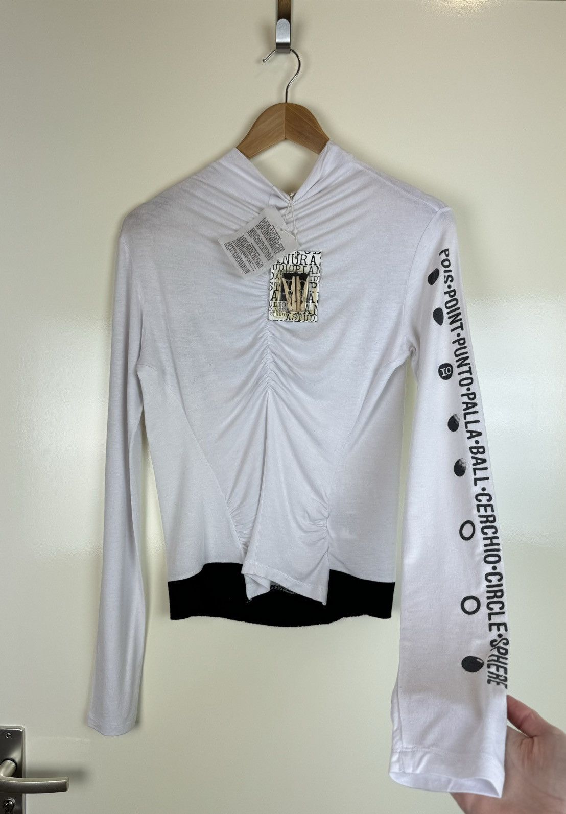 Rundholz Pianura studio avant garde gothic rundholz long sleeve top Size M / US 6-8 / IT 42-44 - 4 Thumbnail