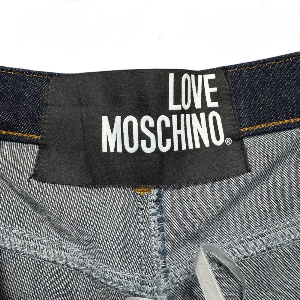 Love Moschino New Love Moschino Embroidered Guitar Denim Shorts Size 26 Size 26" / US 2 / IT 38 - 6 Thumbnail