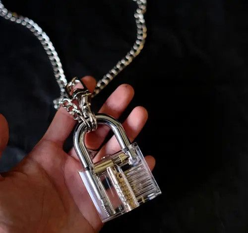 Jewelry Makihara x Iken Transparent Locke Pendant Necklace Size ONE SIZE - 3 Thumbnail