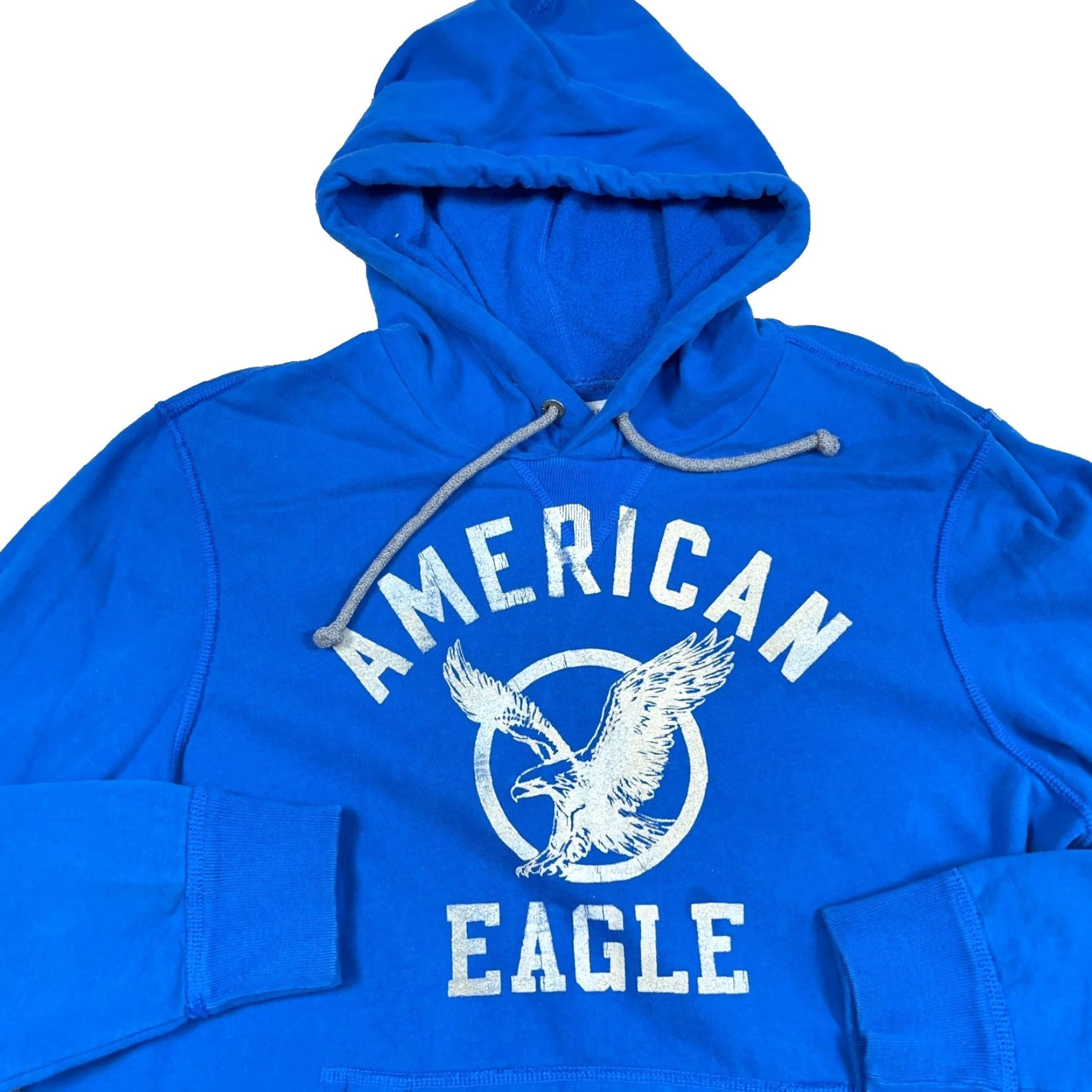 American Eagle Outfitters VINTAGE American Eagle Outfitters Hoodie Men XL Blue Sweatshirt 2000s Faded Retro AE77 Embroidered Logo Hooded Size US XL / EU 56 / 4 - 2 Thumbnail