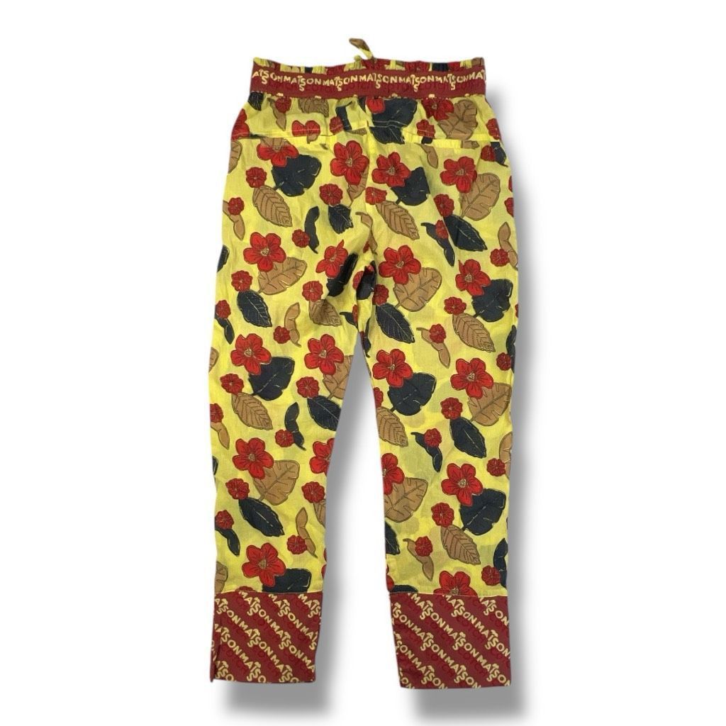 Scotch & Soda Scotch & Soda Floral 100% Cotton Lightweight Pants Size Smal Size 27" / US 4 / IT 40 - 5 Thumbnail