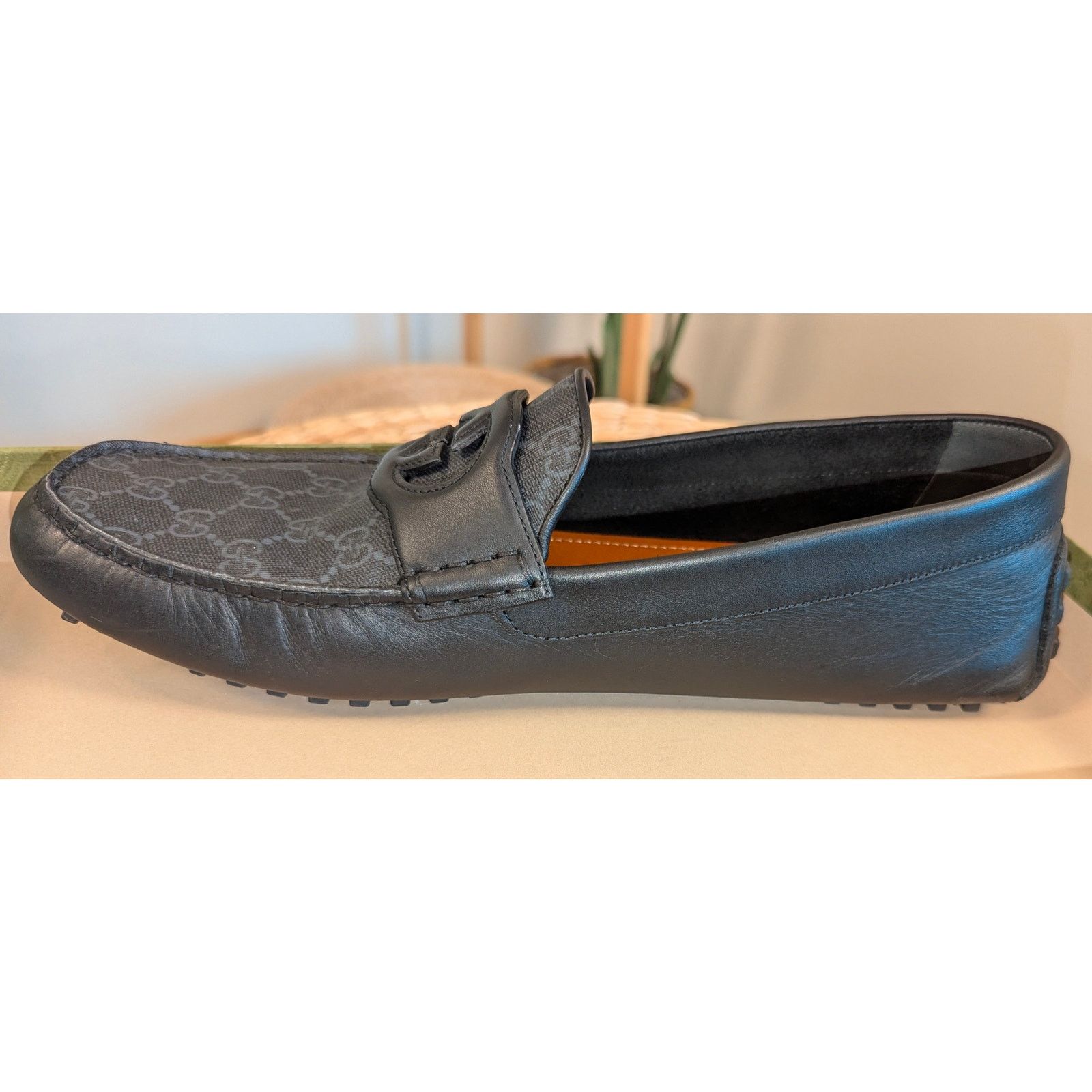 Gucci Gucci GG Supreme Interlocking G Driver Loafers Size US 14 / EU 47 - 5 Thumbnail