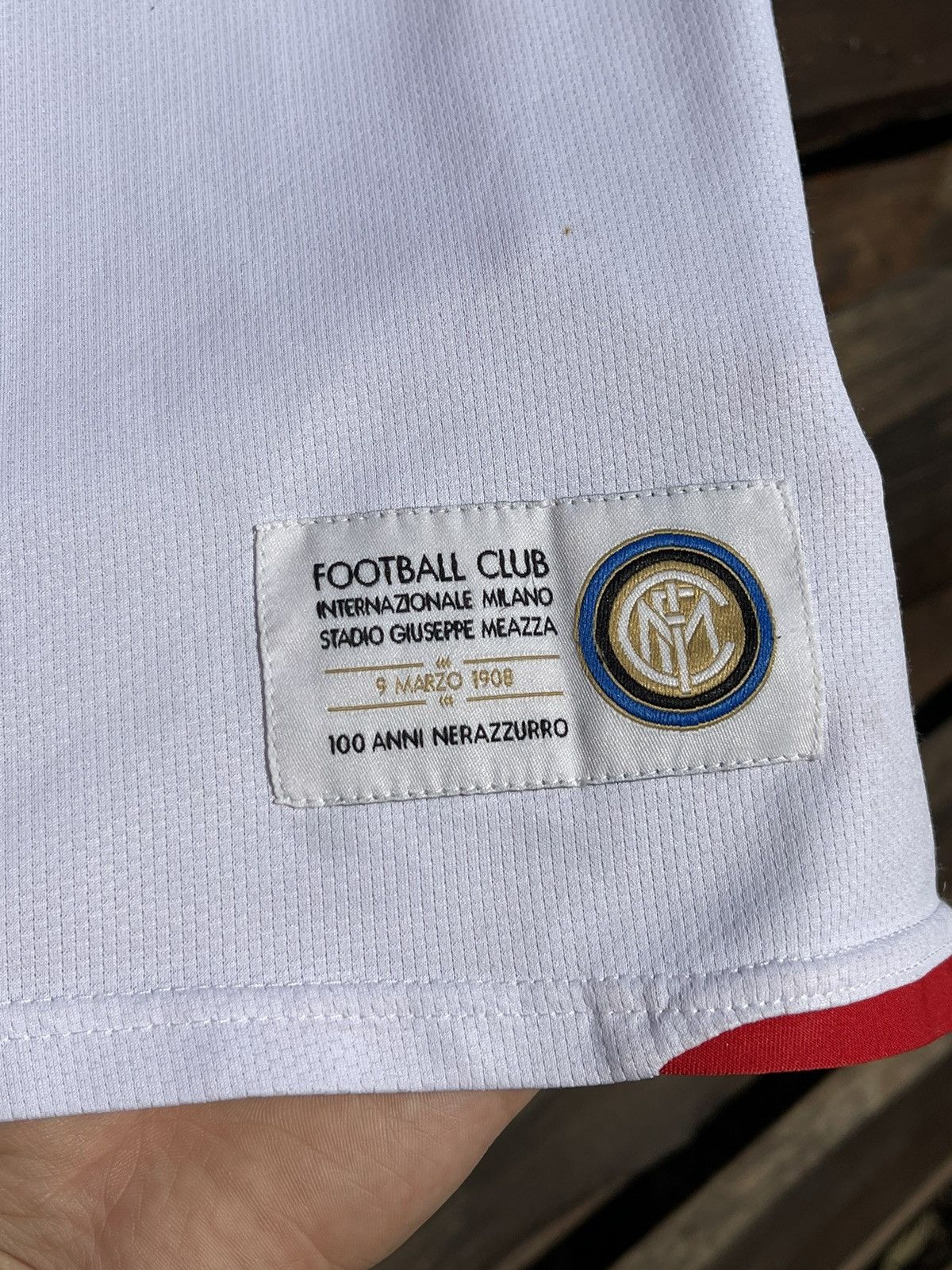 Nike × Vintage 2008 Nike Inter 100 year anni vintage cross soccer jersey Size US XL / EU 56 / 4 - 3 Thumbnail