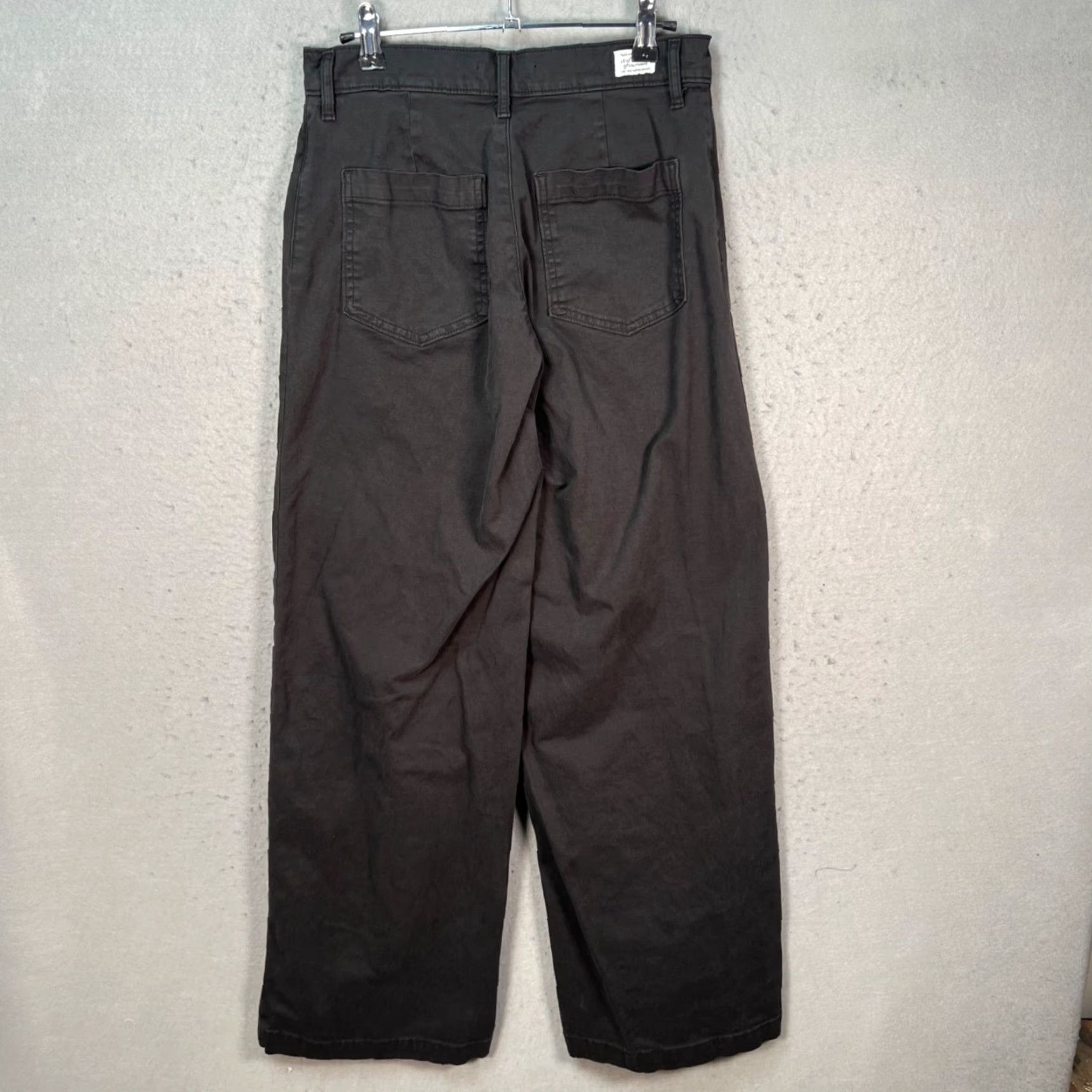 Levi's Levis Womens Size 27 Black Vintage Chino Pants Wide-Leg Cotton Blend Shirt? Size 27" / US 4 / IT 40 - 2 Thumbnail