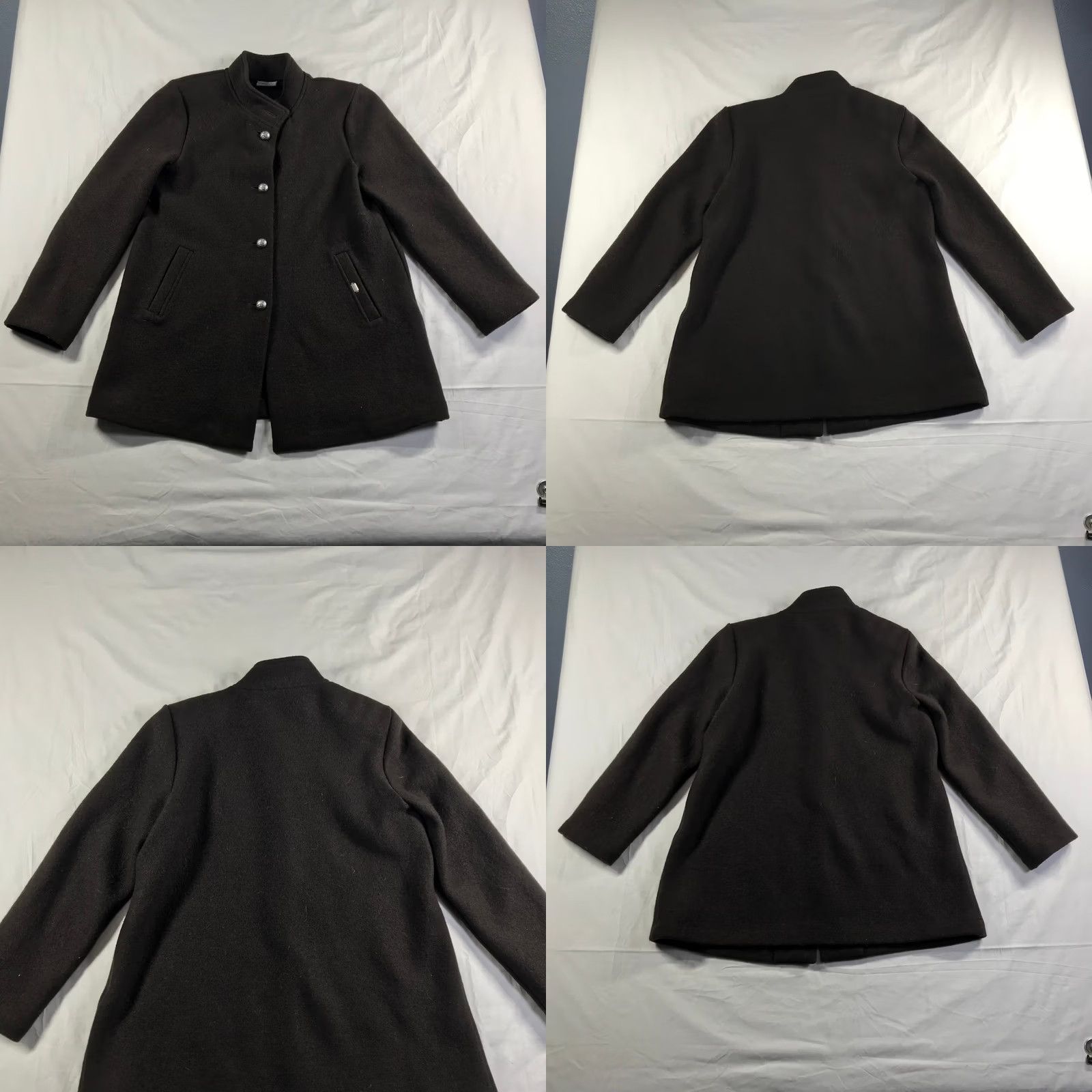 Vintage Geiger Austria Brown Boiled Wool Tyrolean Coat 40 Womens Size S / US 4 / IT 40 - 8 Thumbnail