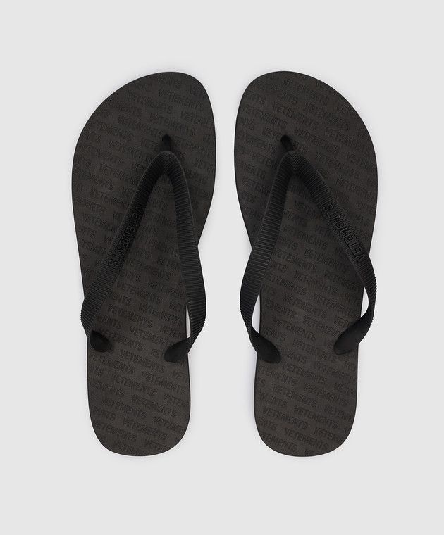 Vetements o1y0924 Flip Flops in Black Size US 8 / EU 41 - 3 Thumbnail