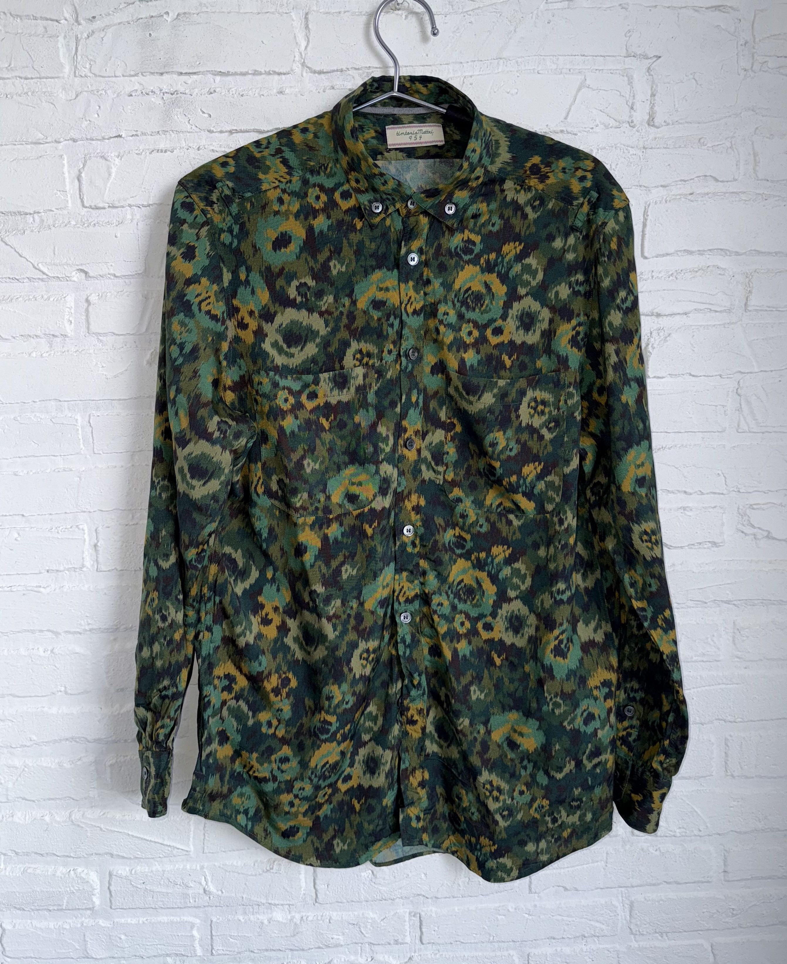Tintoria Mattei Tintoria mattei 954 abstraction frolar shirt size 42 Size US L / EU 52-54 / 3 - 1 Thumbnail